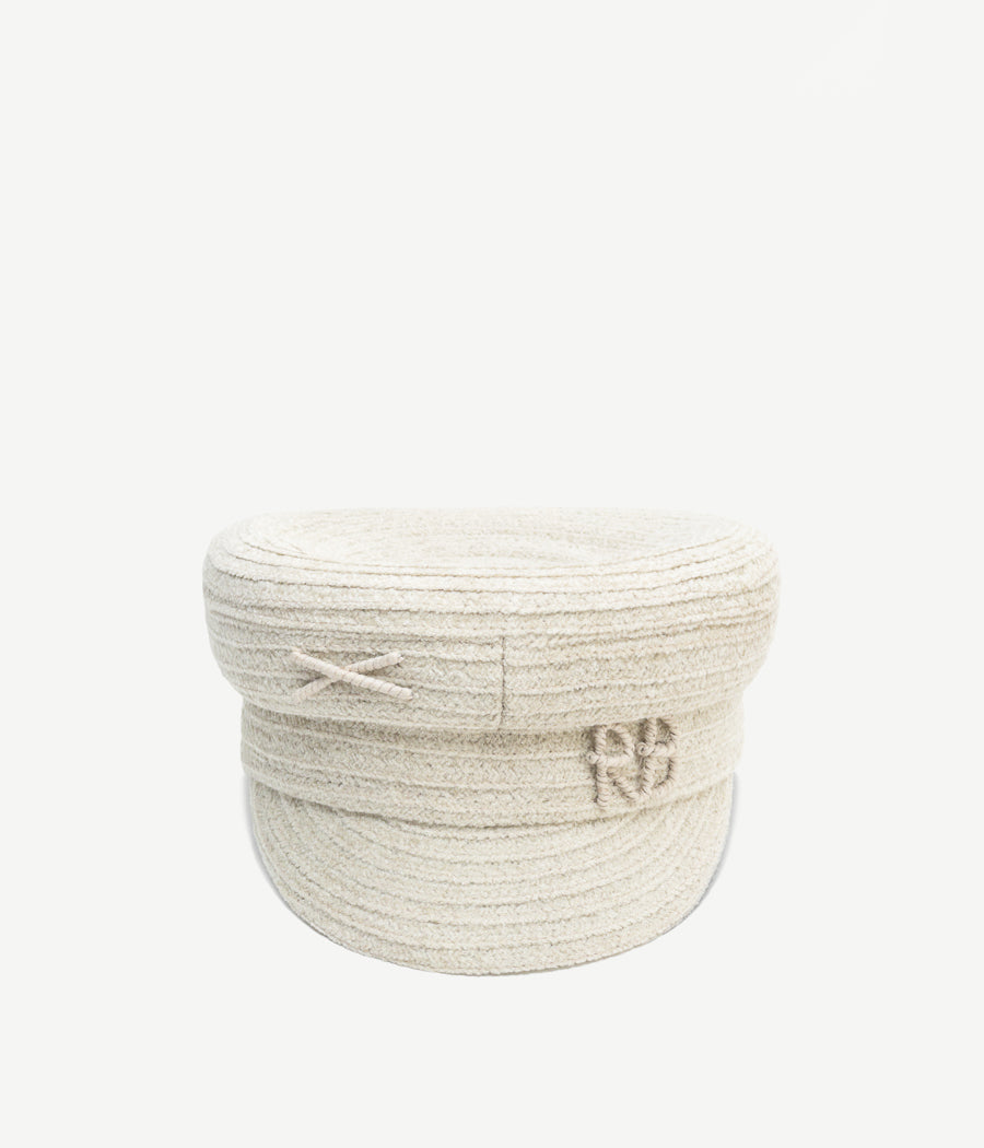 Black Friday Archive by RB, ruslan baginskiy Monogram Baker Boy Cap FW23-24 KPC032-P-LNT-WRB-XXS