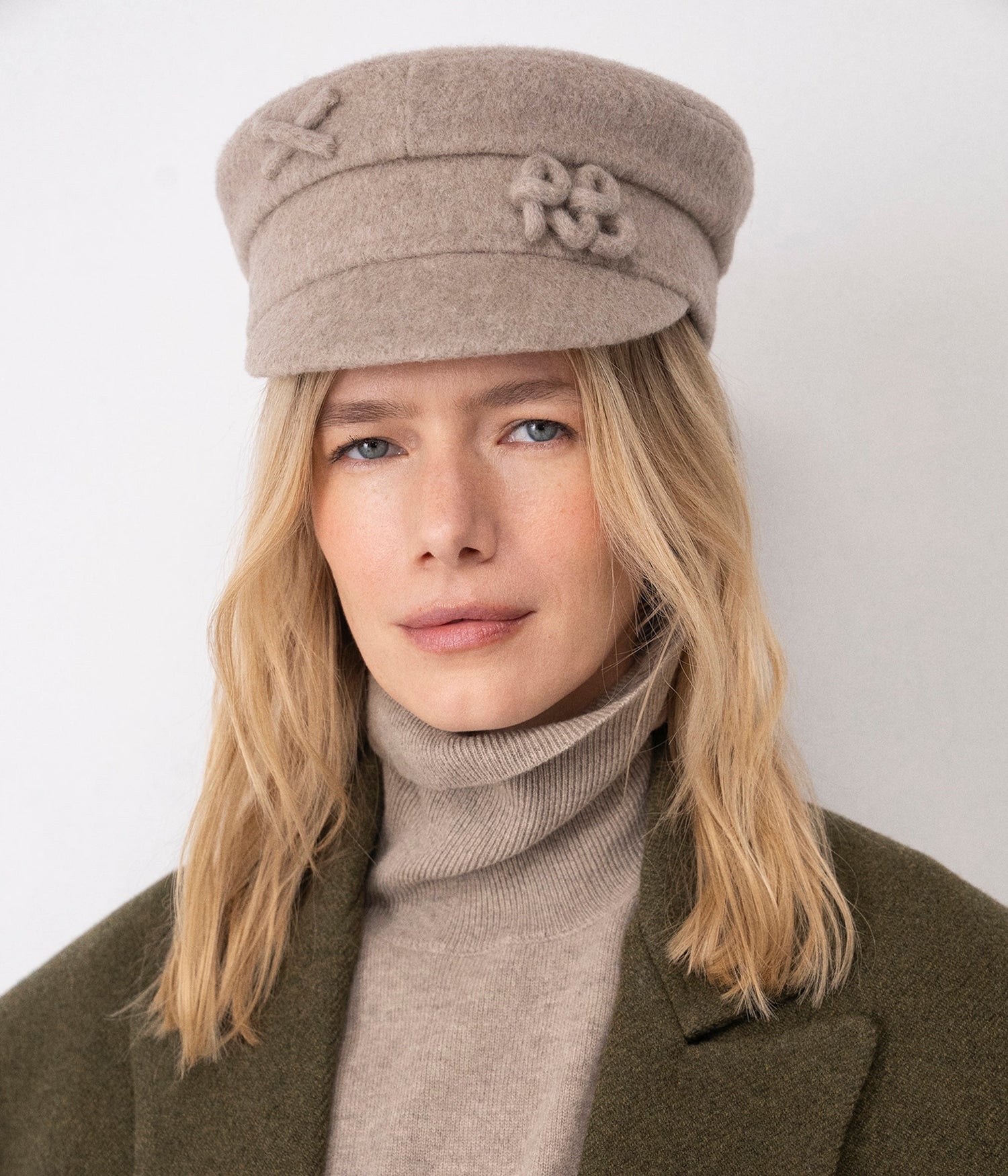 Photo, , Wool-blend Baker Boy Cap