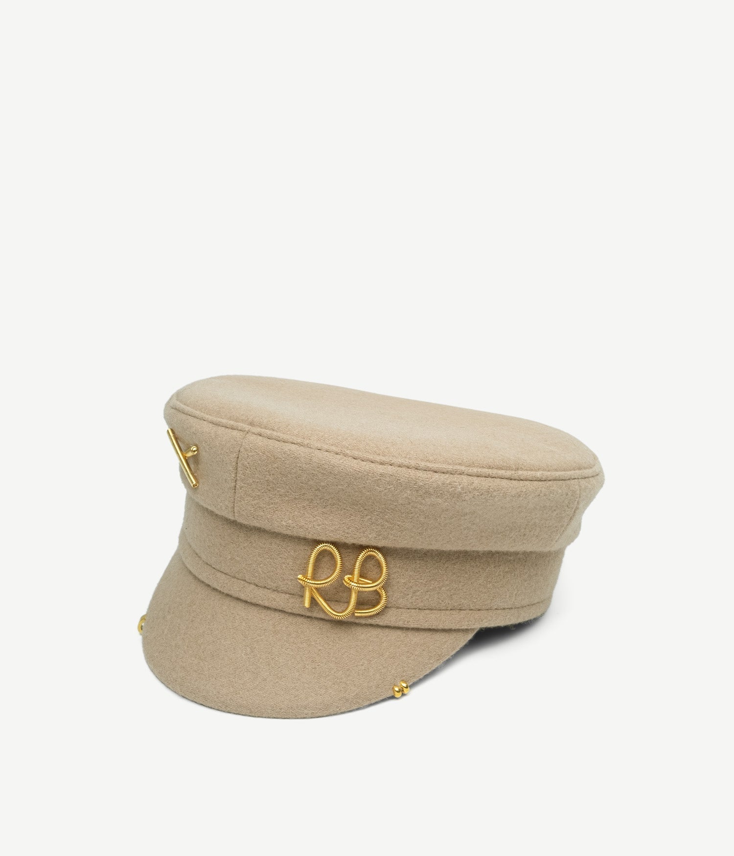 Ruslan Baginskiy Fall-Winter 2025, Piercing-inspired Baker Boy Cap