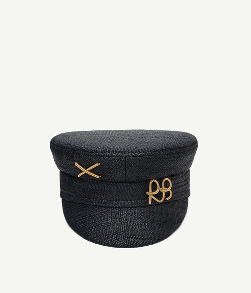Gold-Tone Logo-plaque Baker Boy Cap • Ruslan Baginskiy Hats