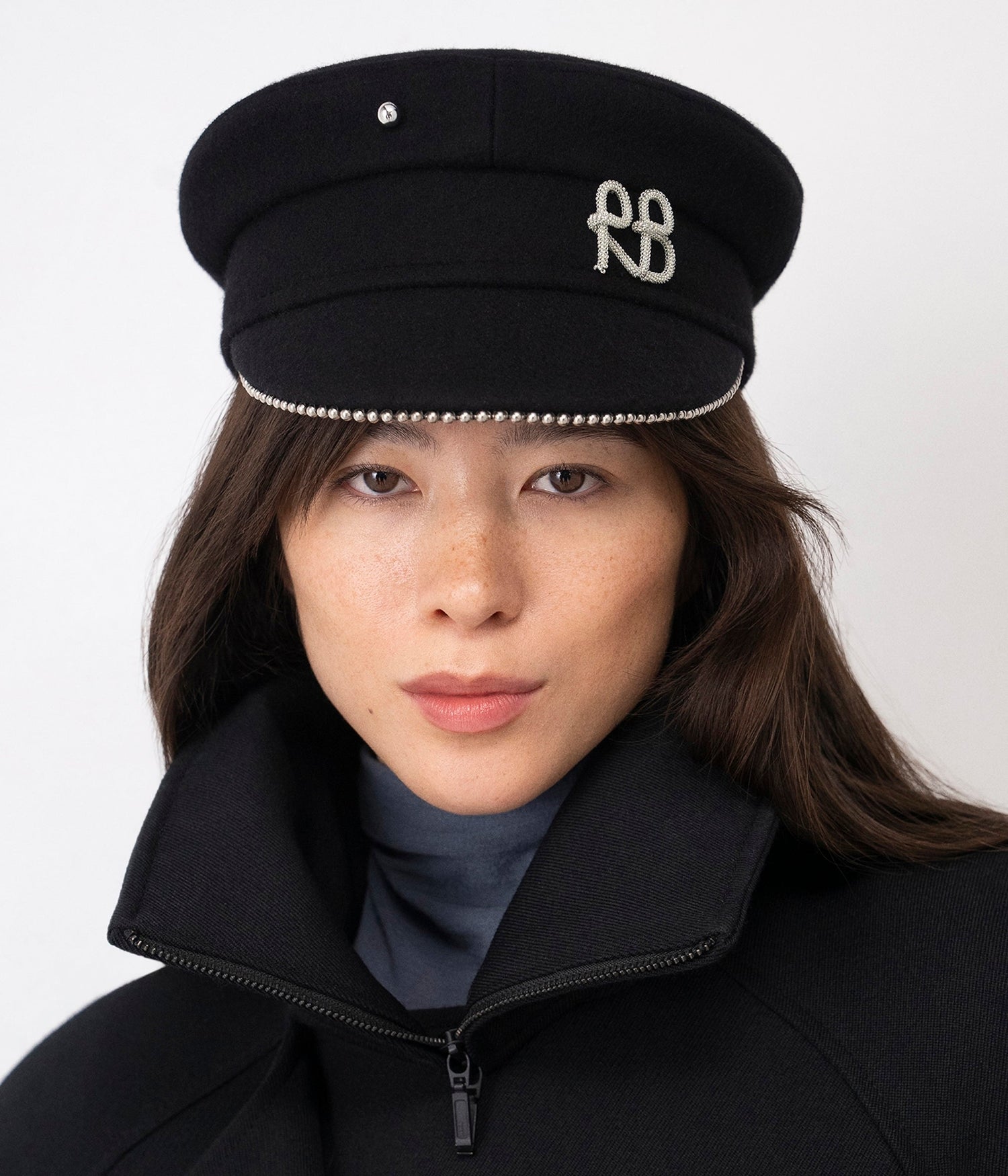Photo, , Pierced Baker Boy Cap