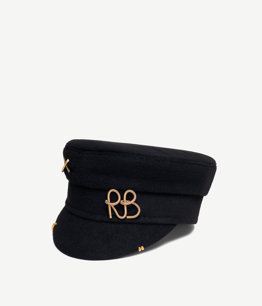 Bestsellers, ruslan baginskiy Piercing-inspired Baker Boy Cap FW23-24 KPC033-W-PRS-TMRB-XXS