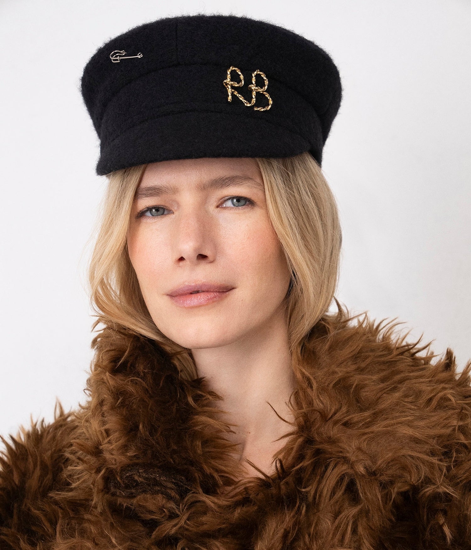 Photo, , Logo-embellished Baker Boy Cap