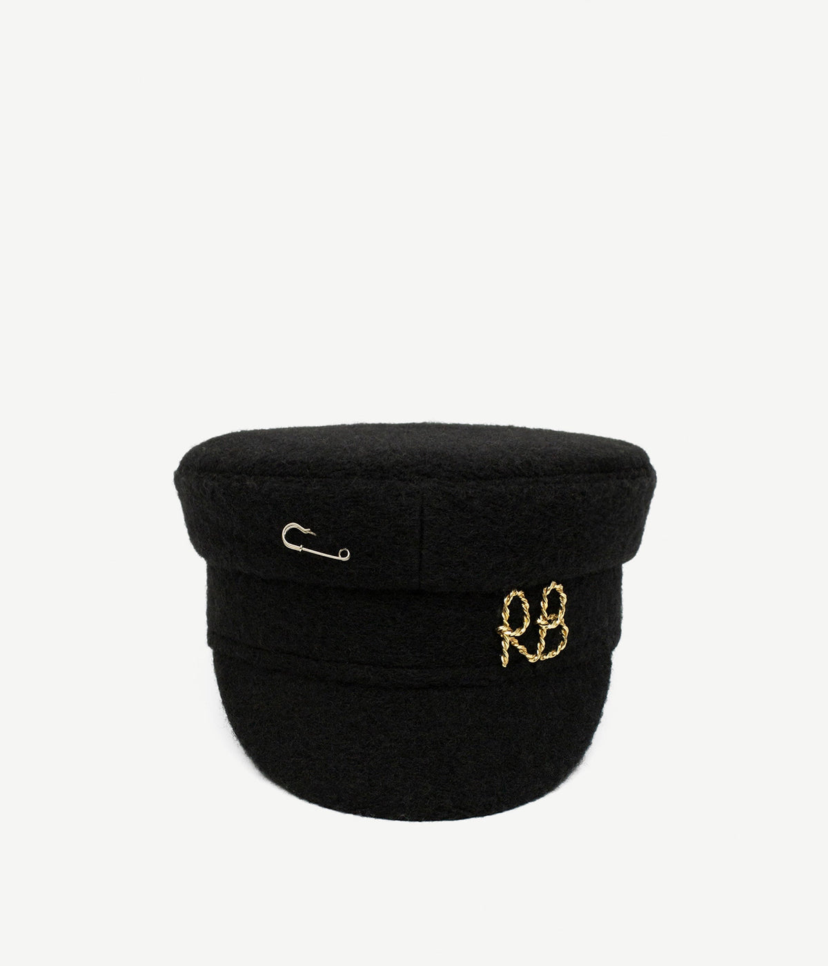 Baker Boy Cap, Ruslan Baginskiy Чорний Бейкер Бой Кеп Знакова модель бренду. Невід'ємна деталь - акцентне лого RB.Створено в Україні.