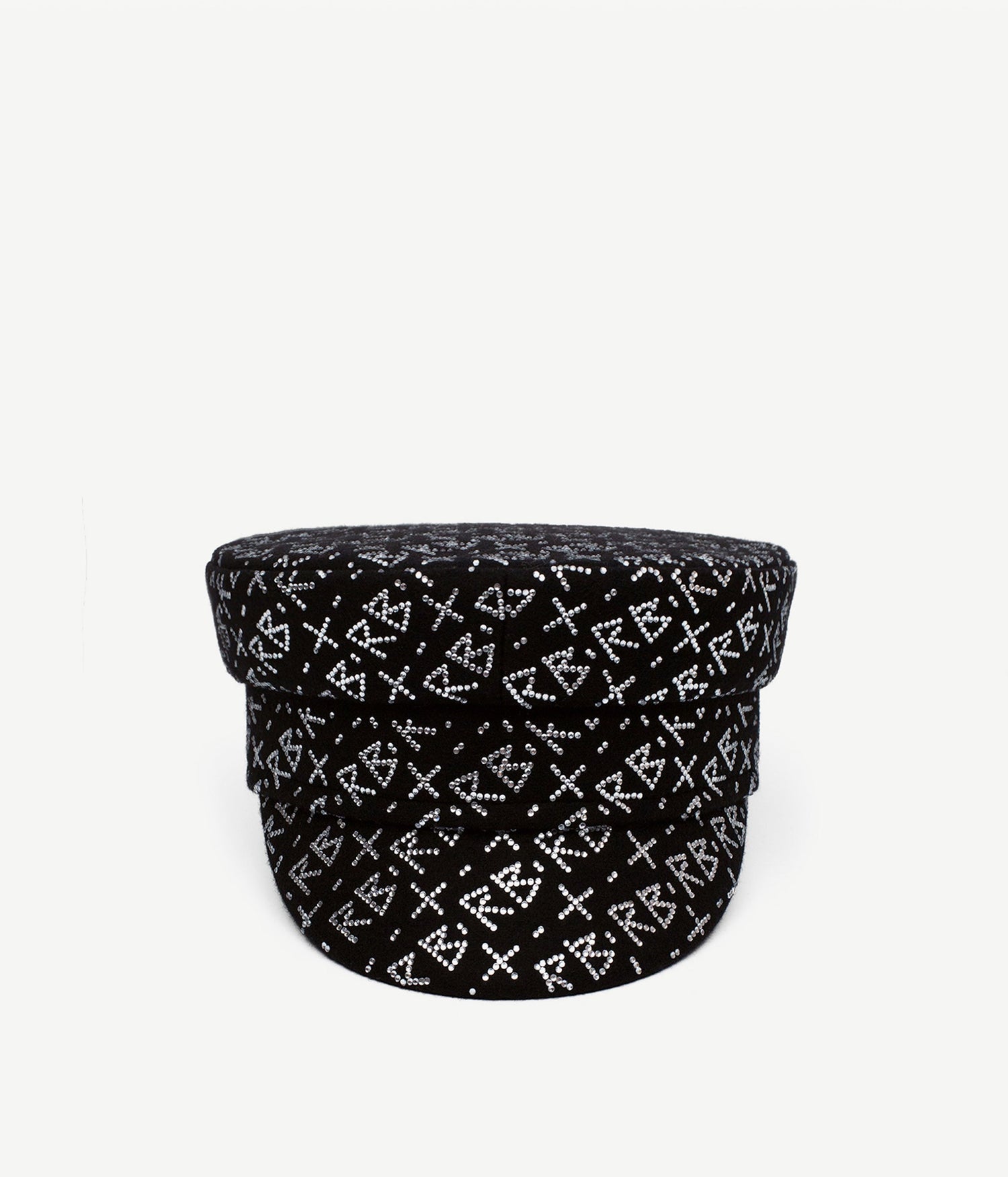 Photo, , Crystal-embellished Baker Boy Cap