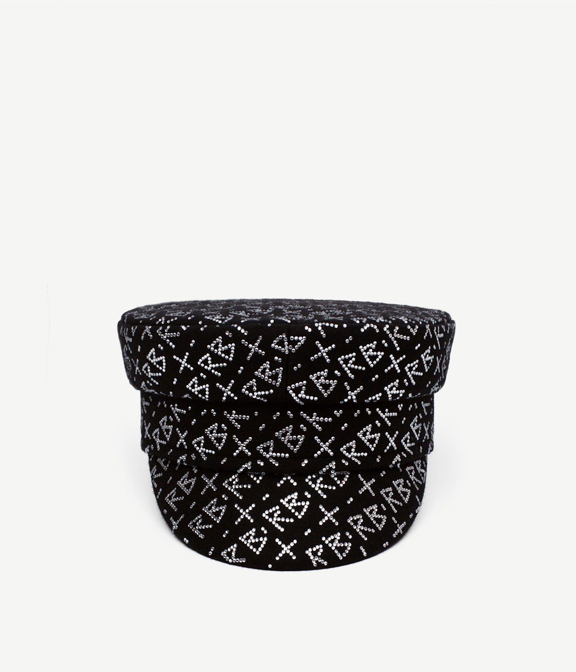 Fall 2026, Crystal-embellished Baker Boy Cap