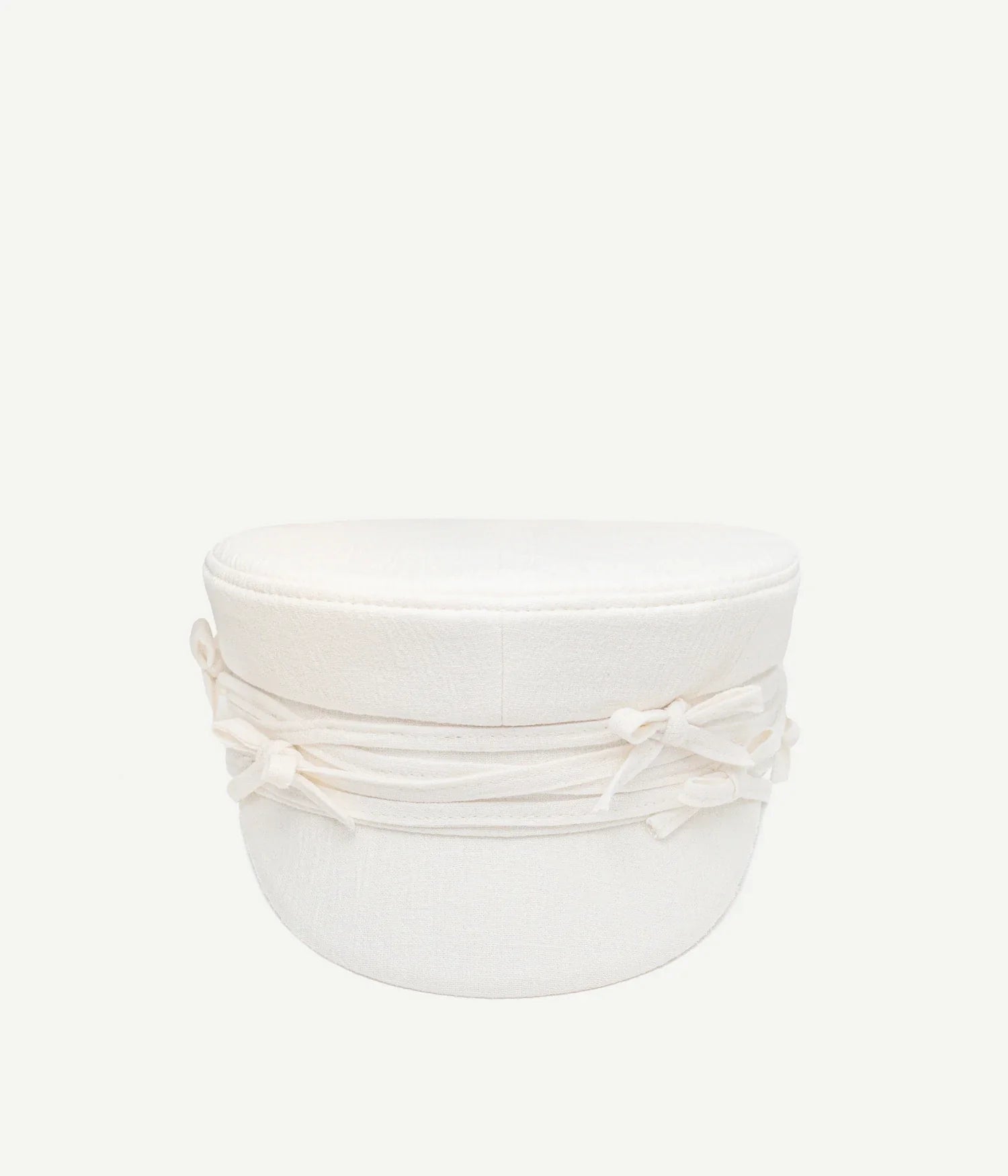 Embellished Bow Ties Baker Boy Cap