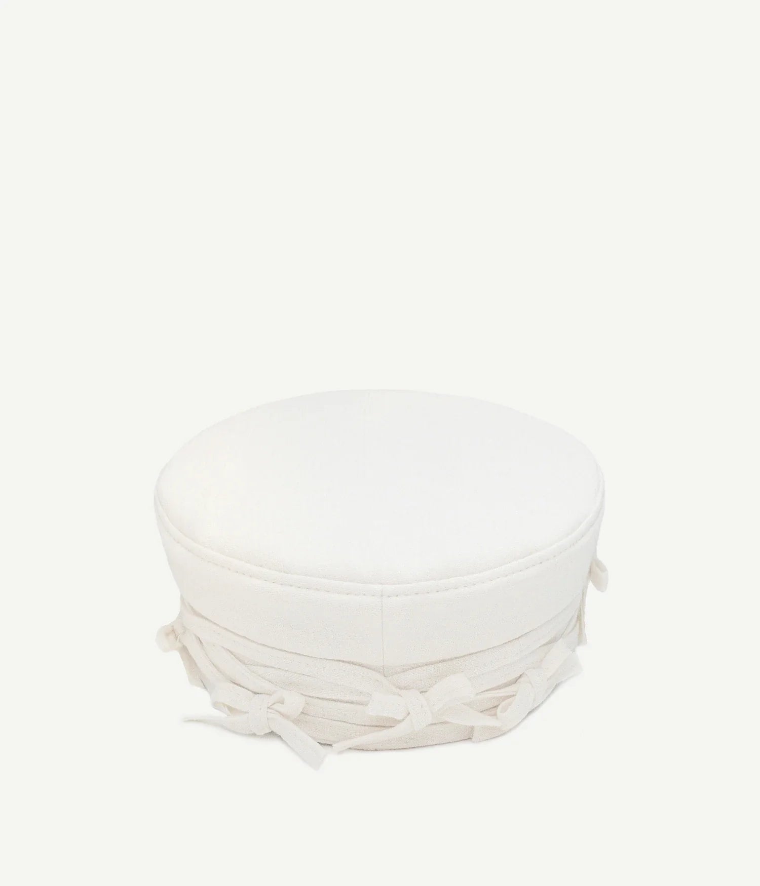 Embellished Bow Ties Baker Boy Cap