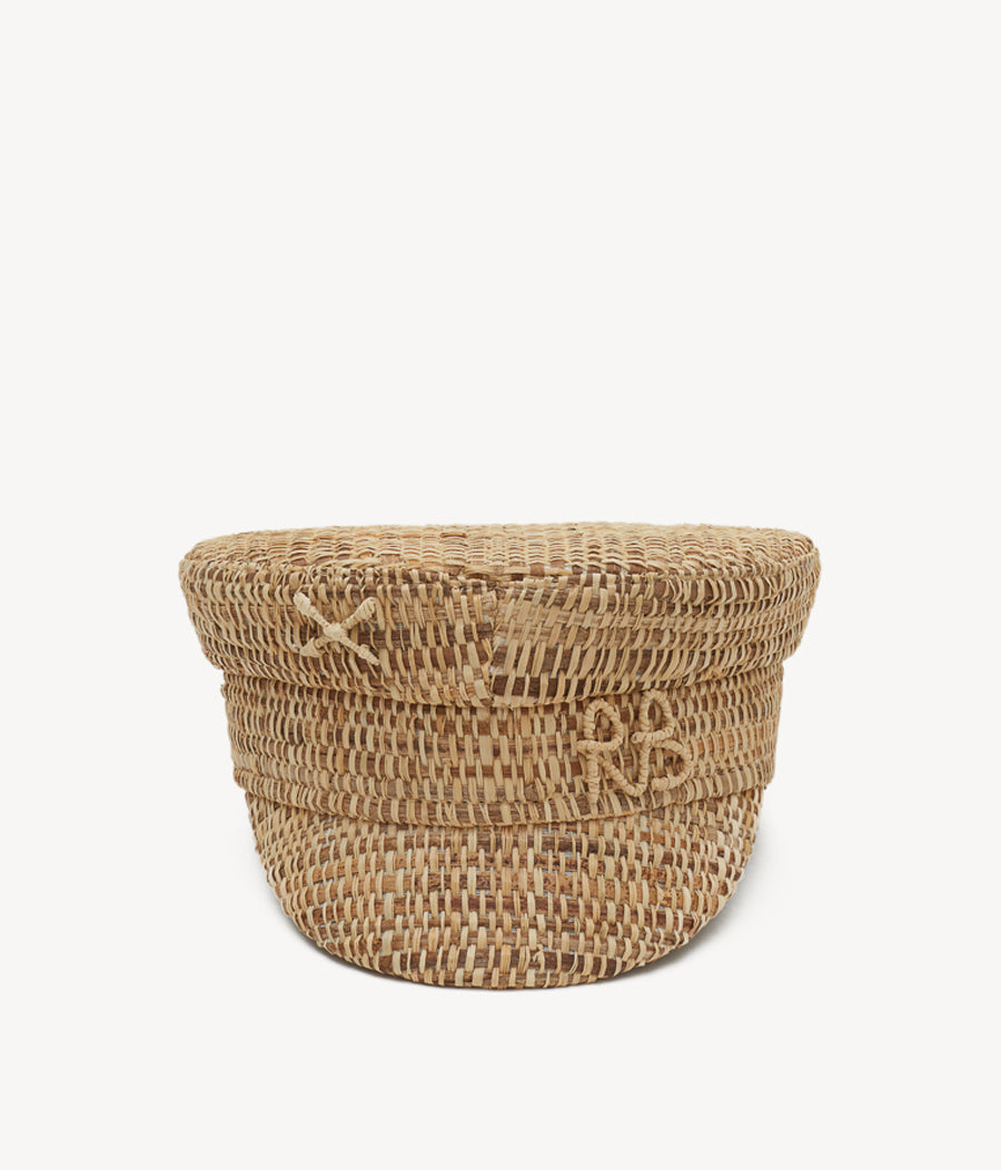 Black Friday Archive by RB, Monogram-embellished Baker Boy Cap