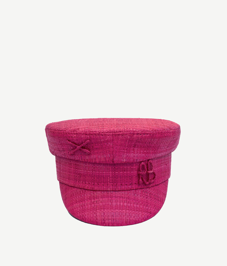 Black Friday Archive by RB, Monogram-embellished Baker Boy Cap KPC038-STR-SRB-XXS Ruslan Baginskiy