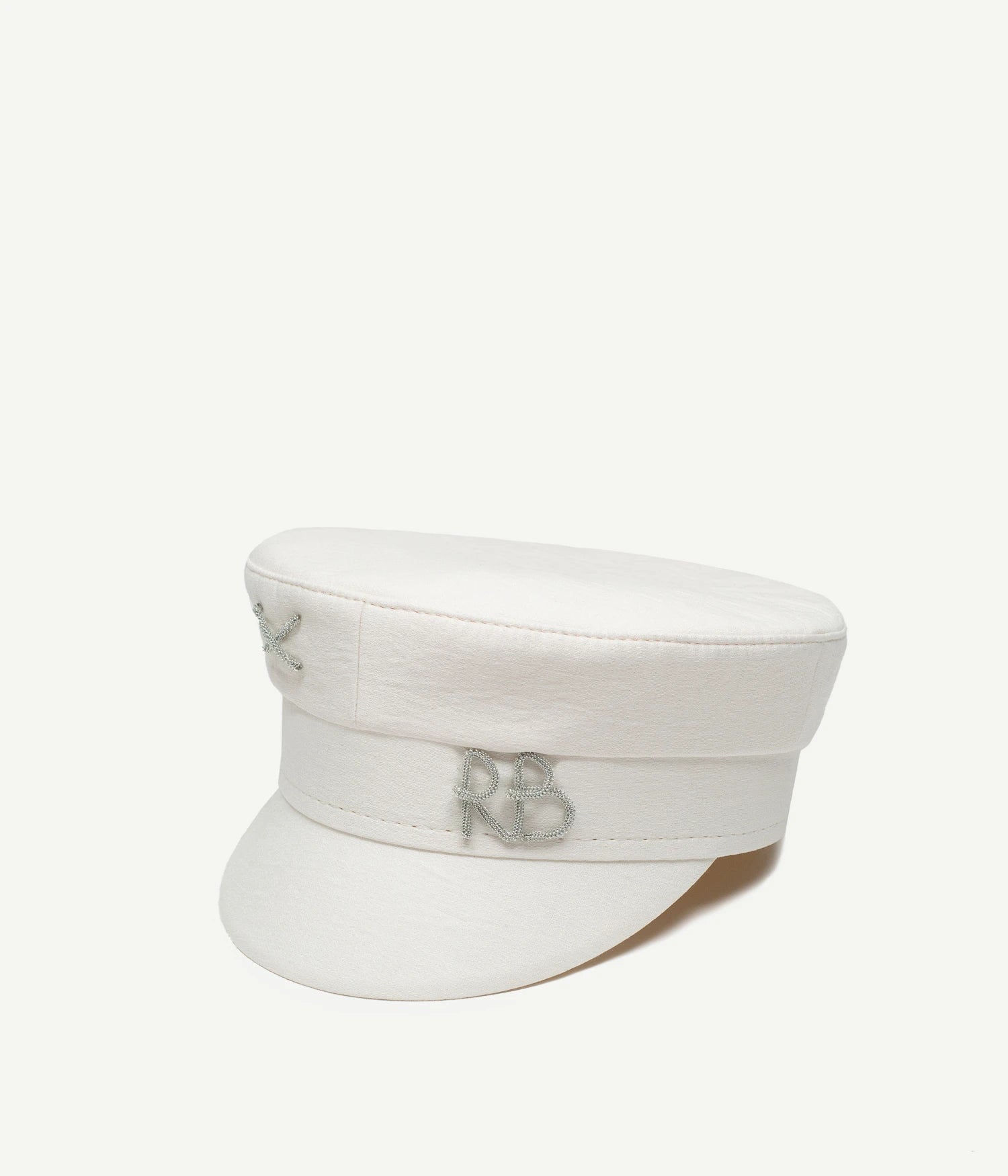 44_10, Logo-embellished Baker Boy Cap