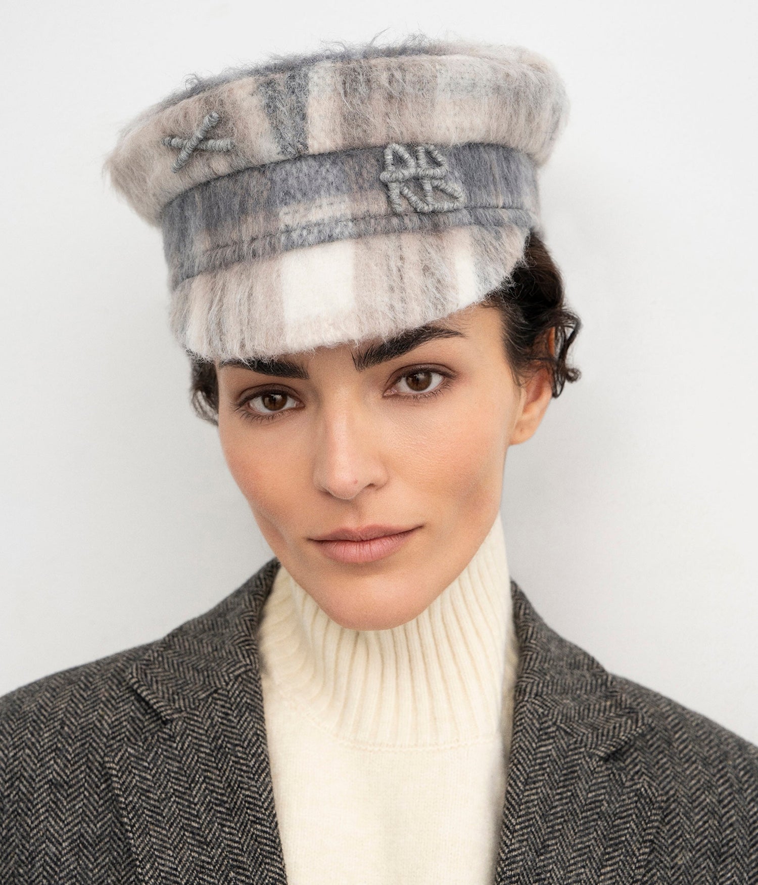 Photo, , Checked Baker Boy Cap