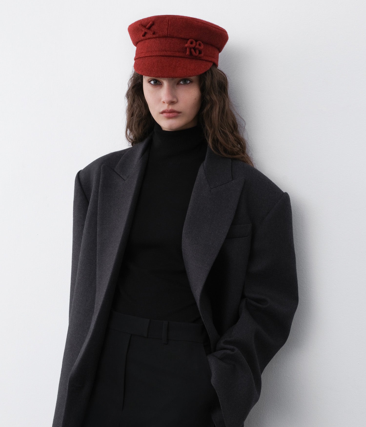 Monogram-embellished Baker Boy Cap