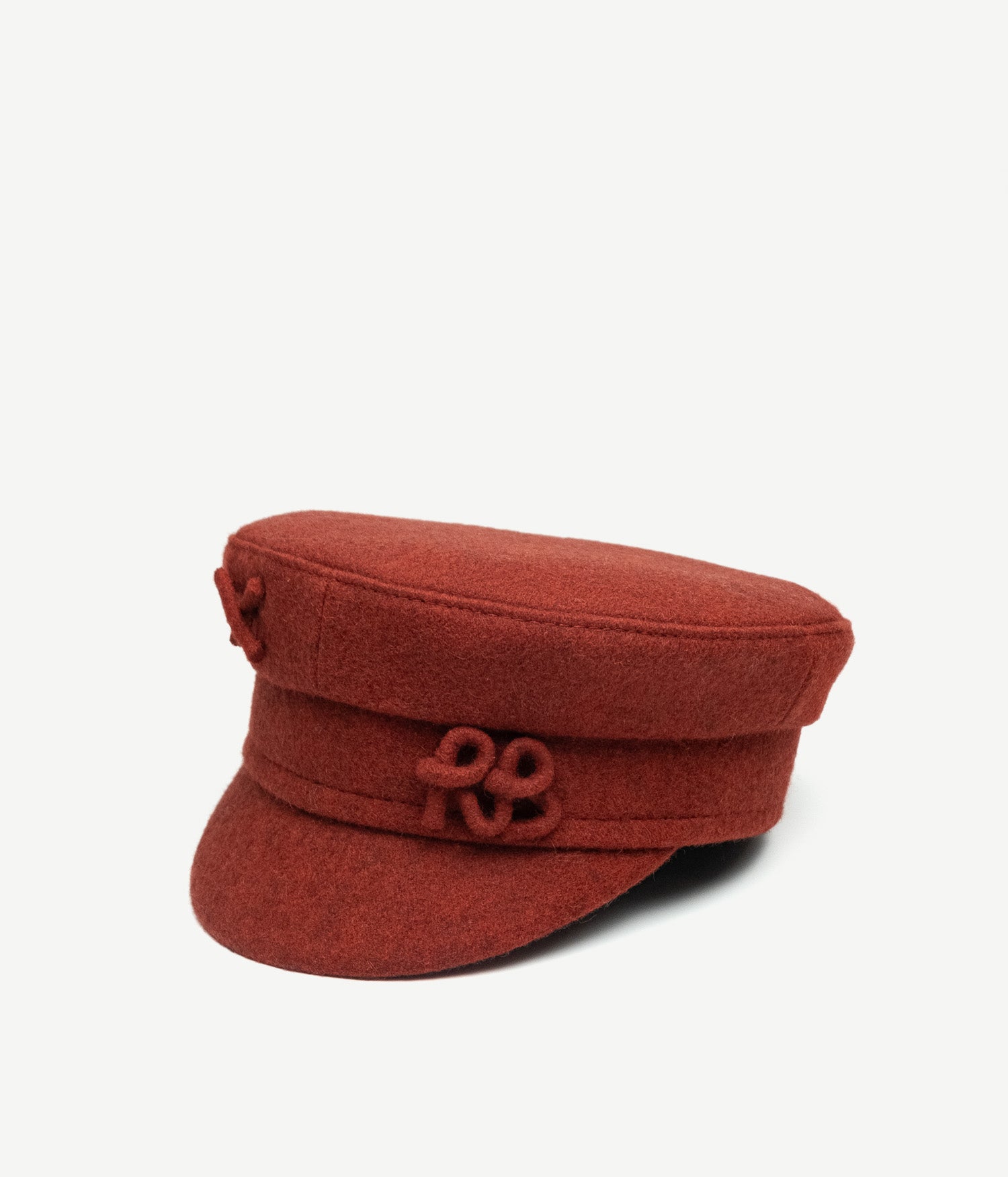 Ruslan Baginskiy Fall-Winter 2025, Monogram-embellished Baker Boy Cap