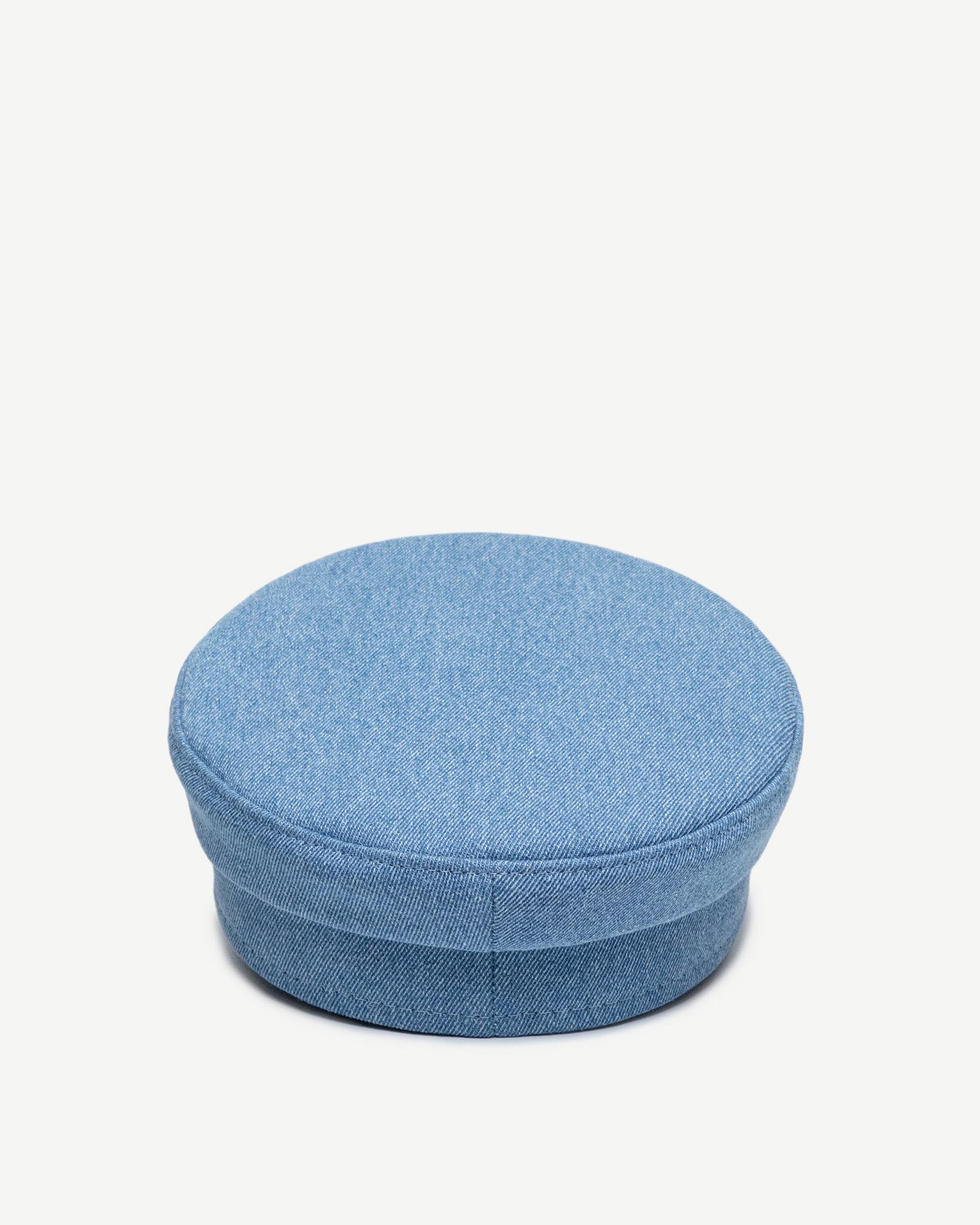 Photo, Baker Boy Cap, Distressed Denim Baker Boy Cap