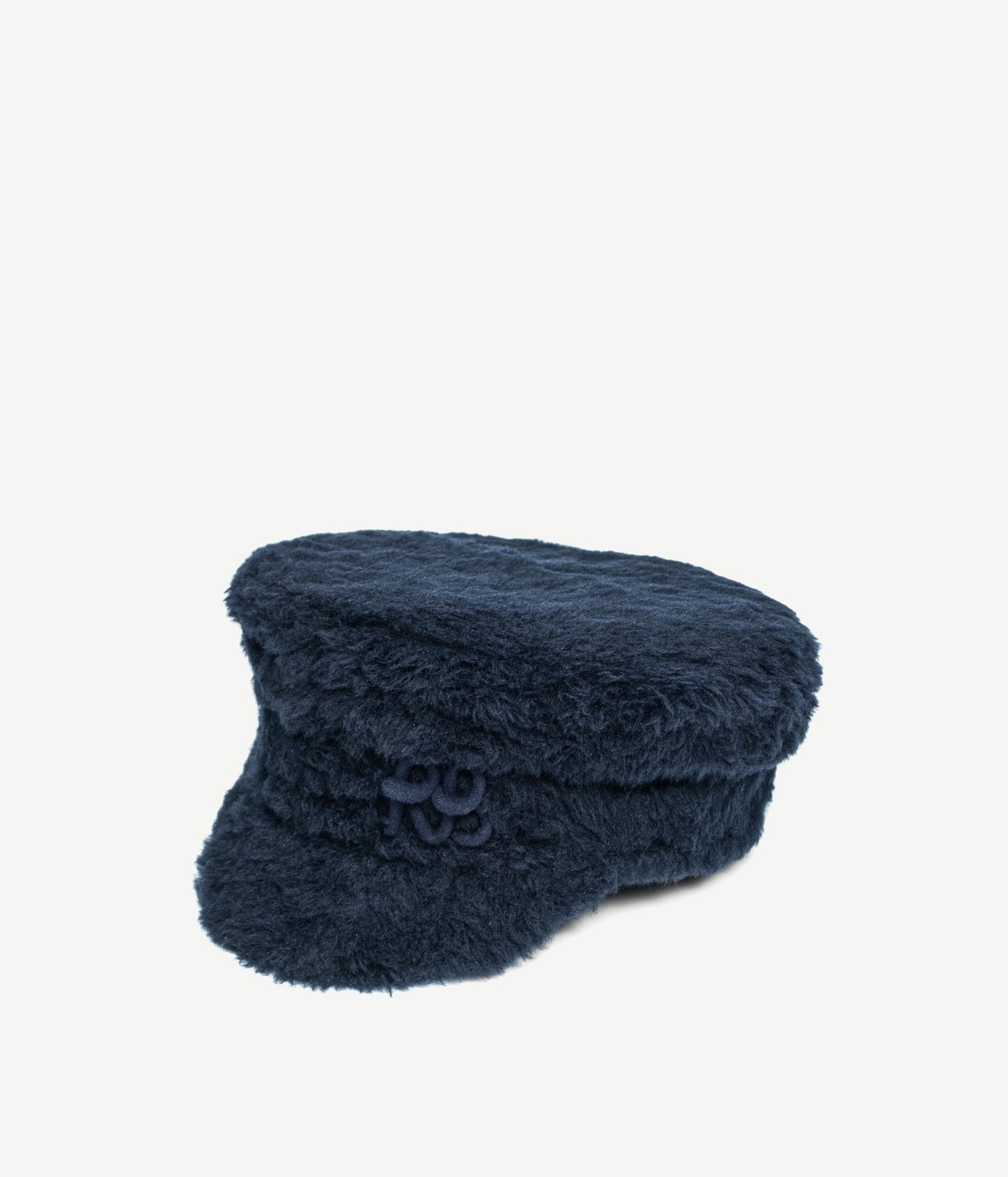 Faux-Fur Baker Boy Cap