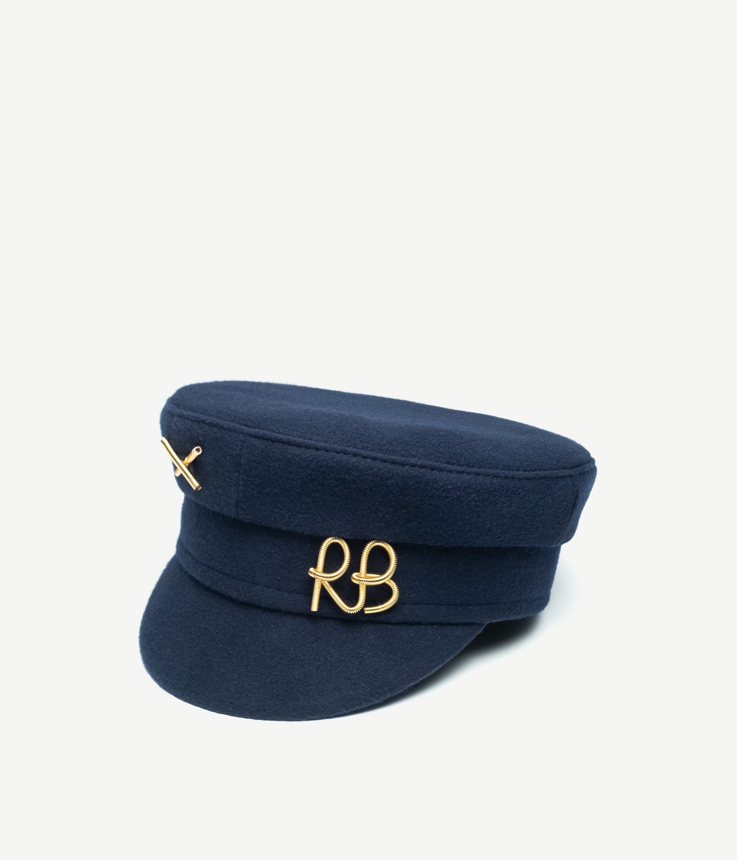 Logo-embellished Baker Boy Cap