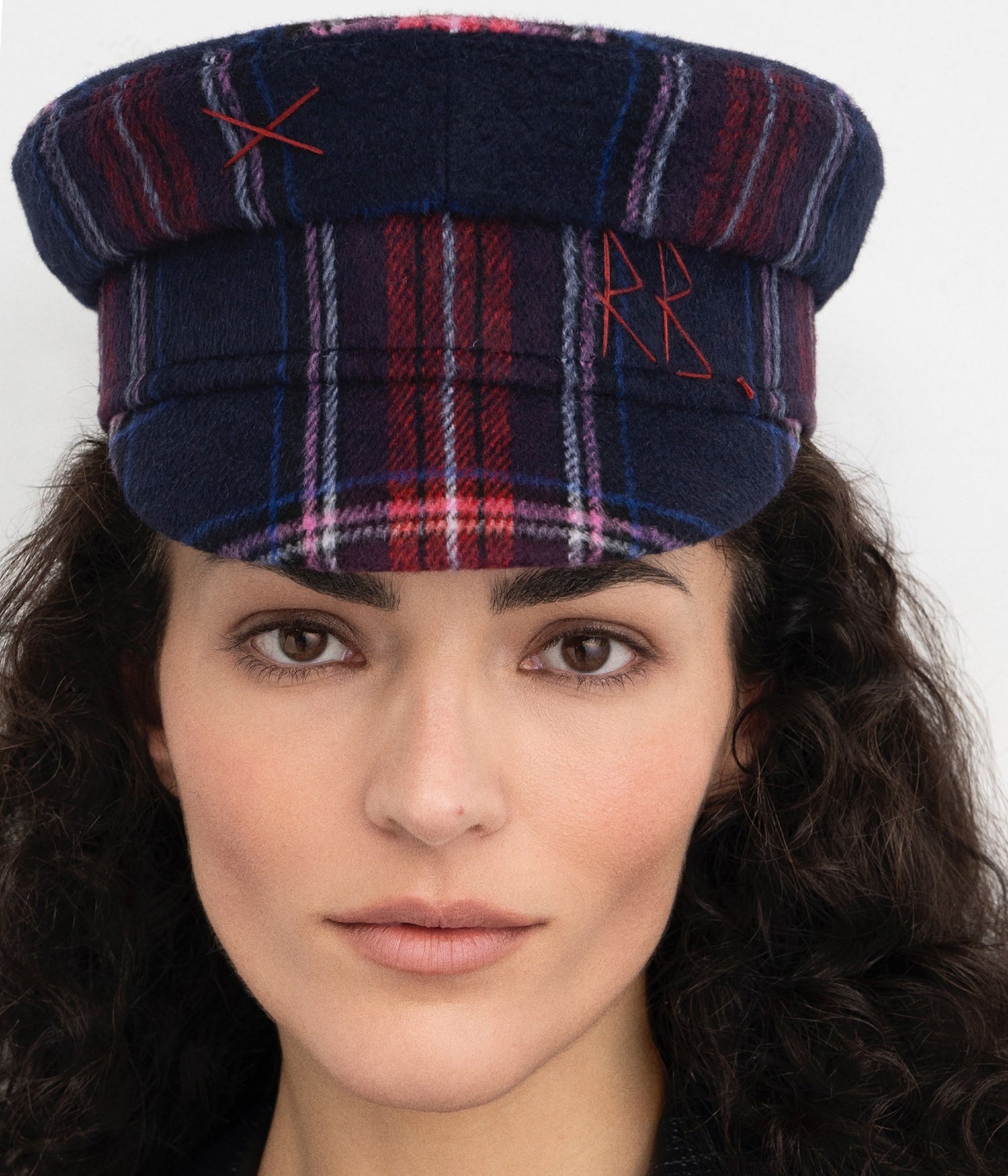 Photo, , Checked Baker Boy Cap