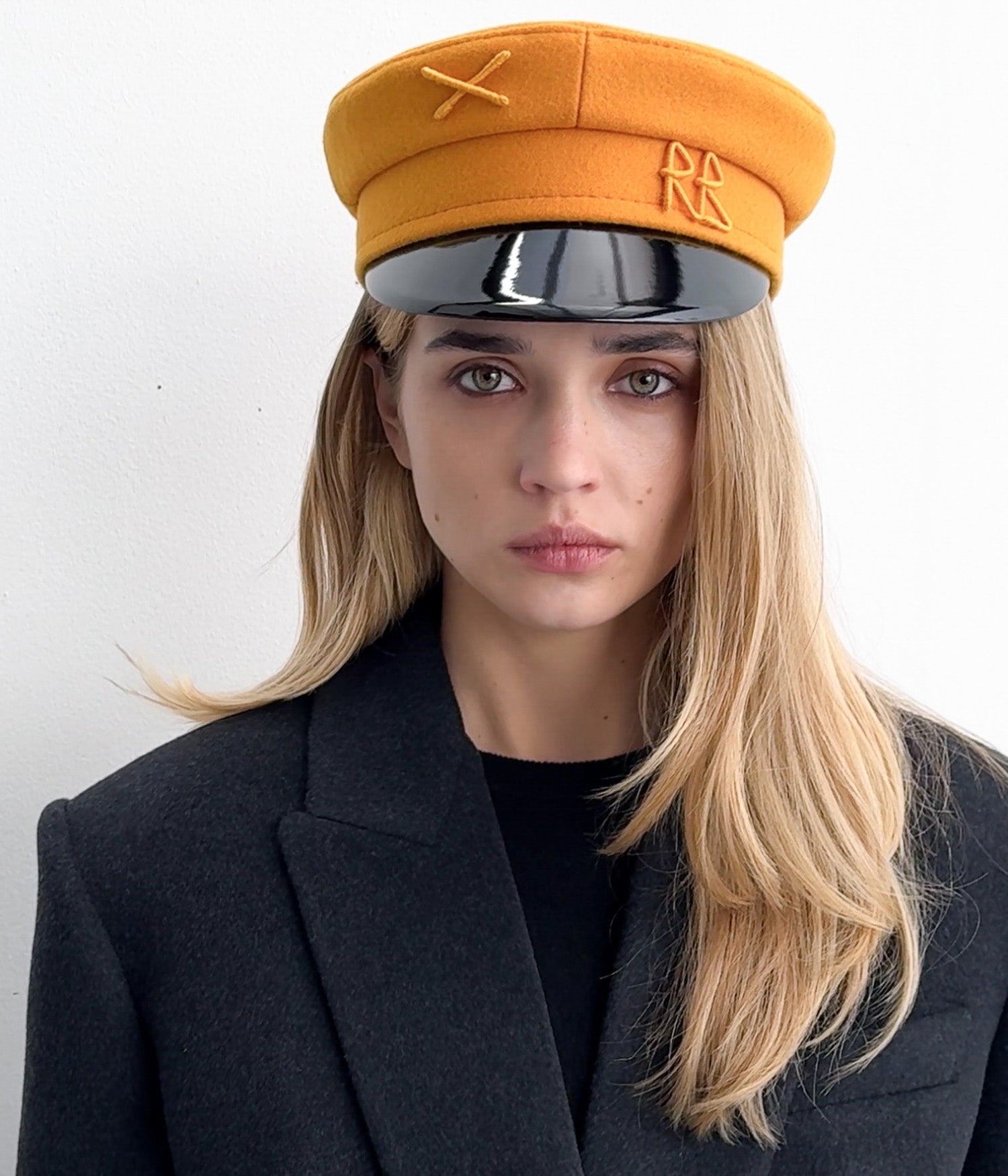 Logo-embellished Baker Boy Cap