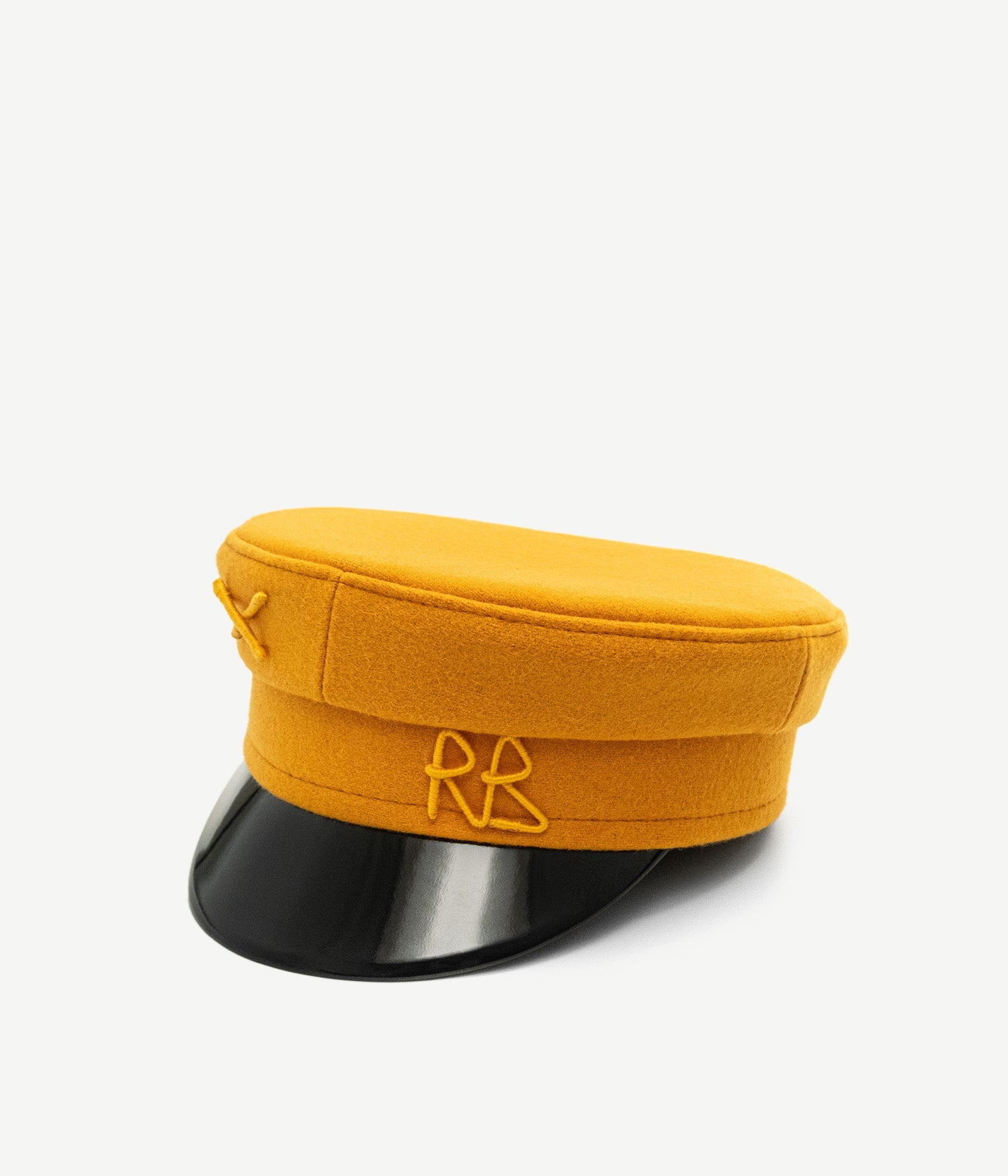 Ruslan Baginskiy Fall-Winter 2025, Logo-embellished Baker Boy Cap