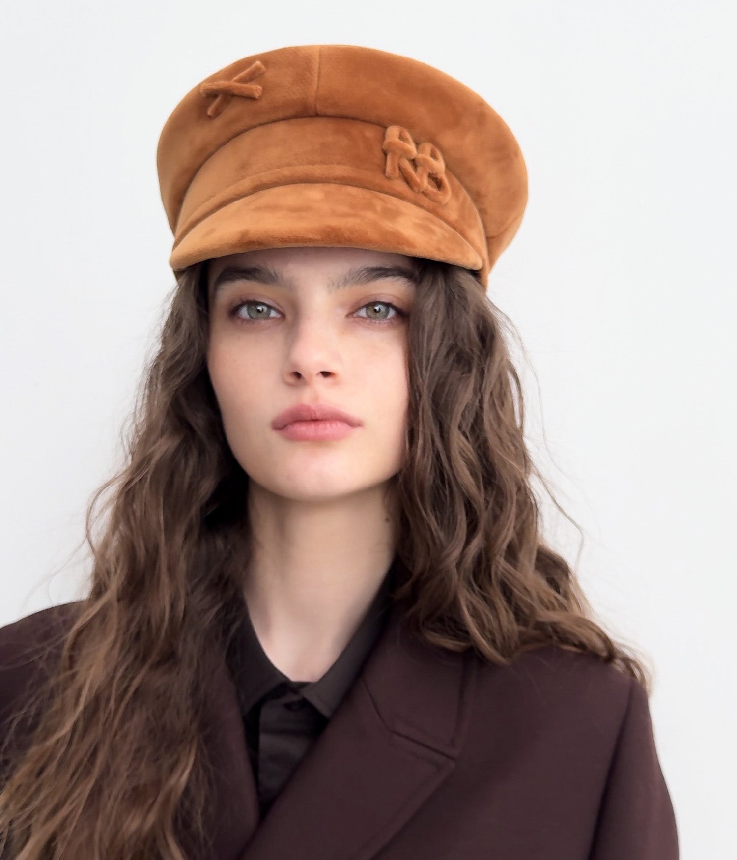 Logo-embellished Baker Boy Cap
