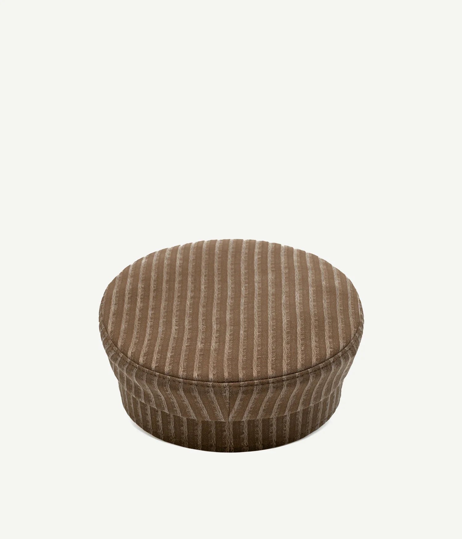 Logo-embellished Stripe-Pattern Baker Boy Cap