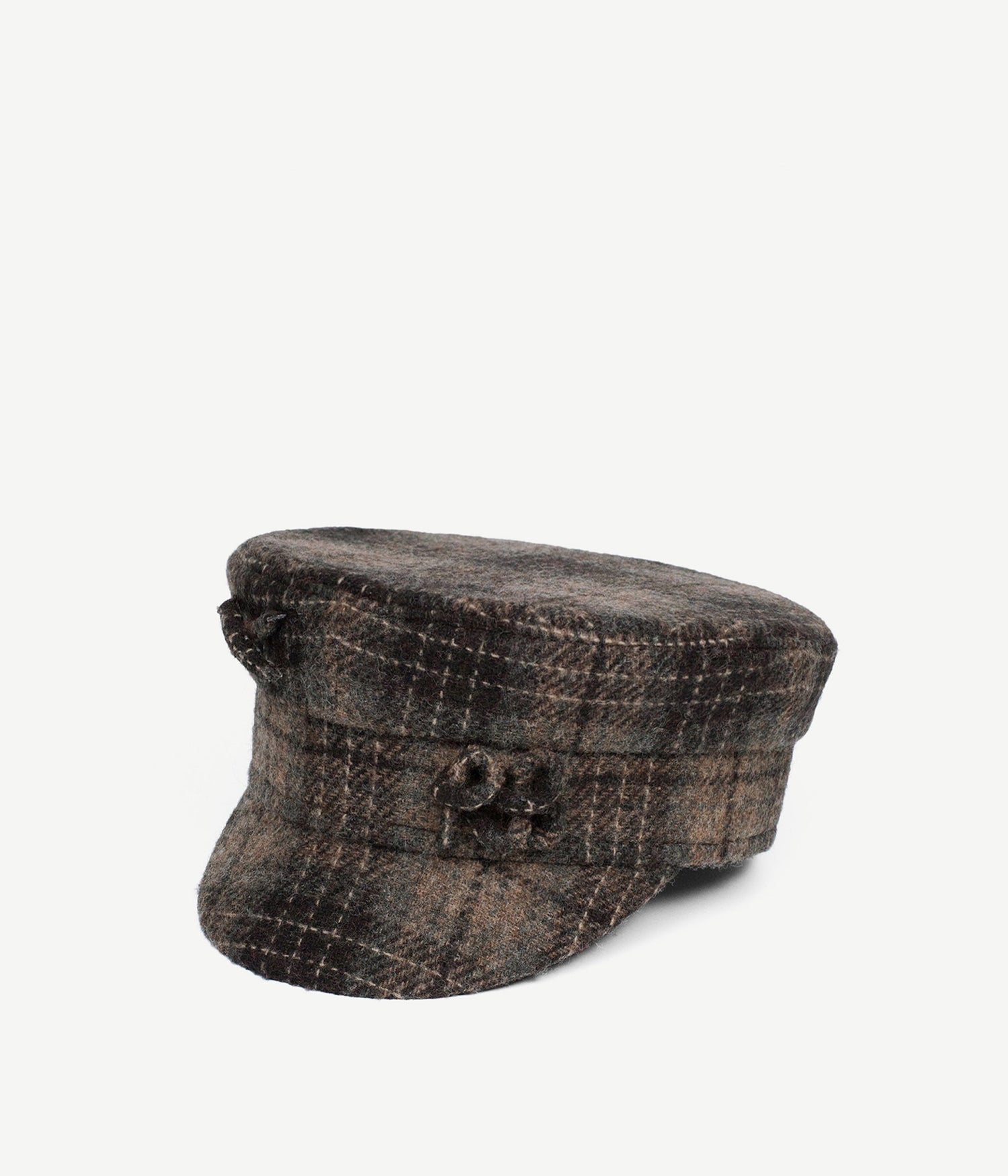 Photo, , Check Print Baker Boy Cap