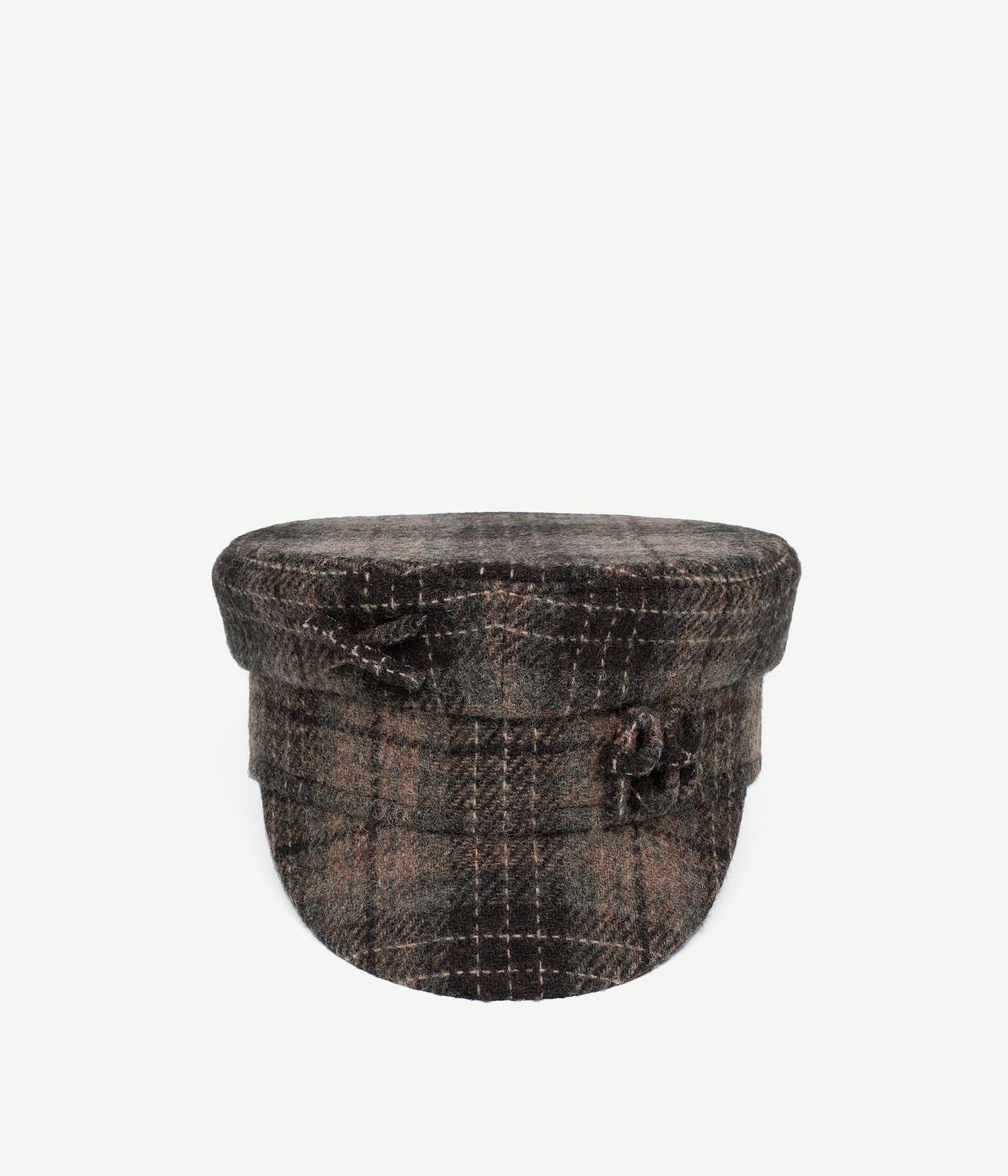 Photo, , Check Print Baker Boy Cap
