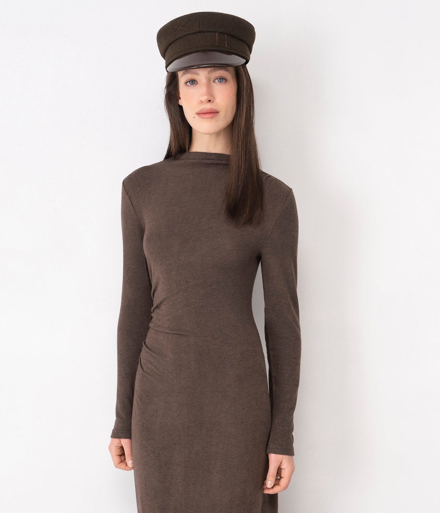 Photo, , Wool-blend Baker Boy Cap