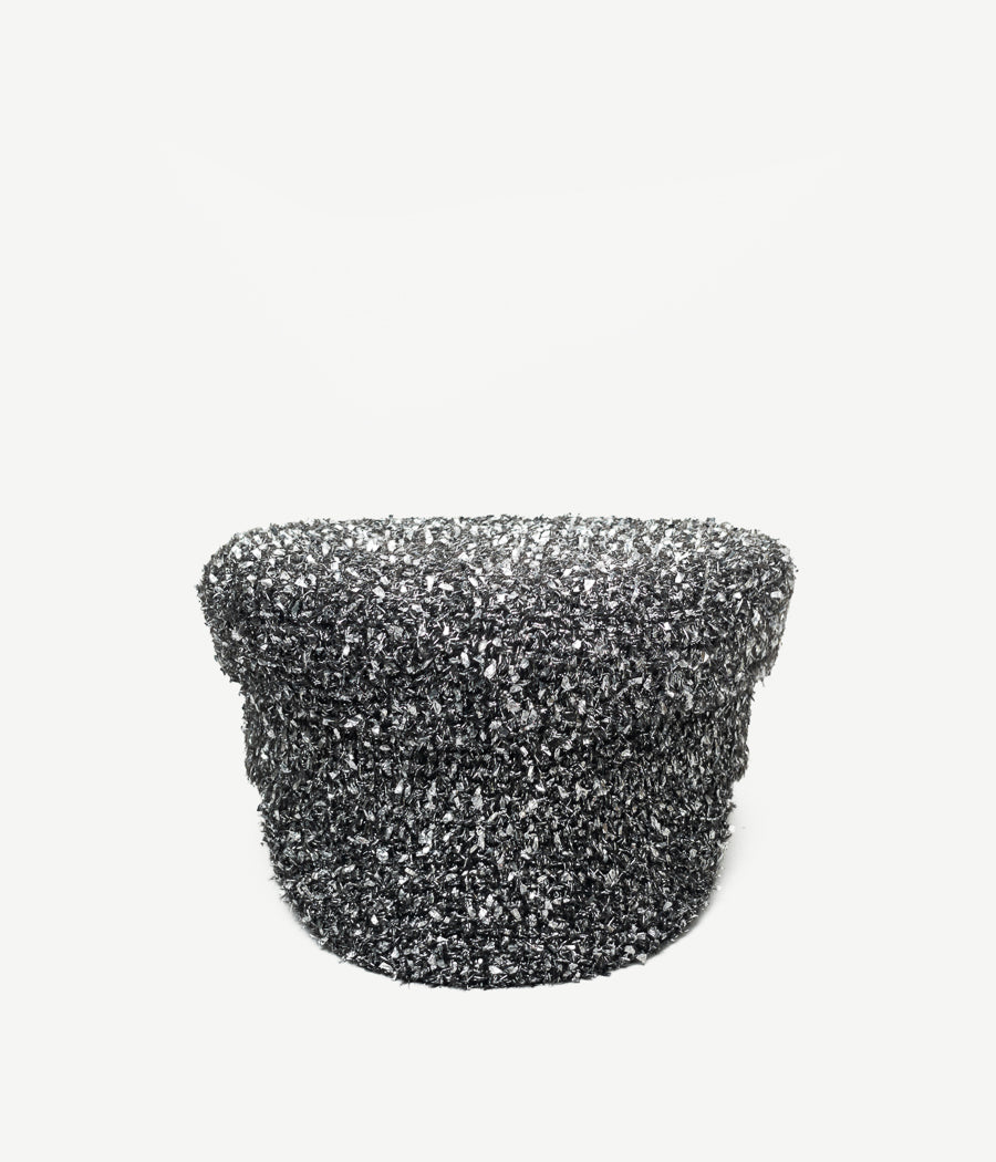 Black Friday Archive by RB, ruslan baginskiy Tweed Baker Boy Cap FW23-24 KPC110-P-TWD-XXS