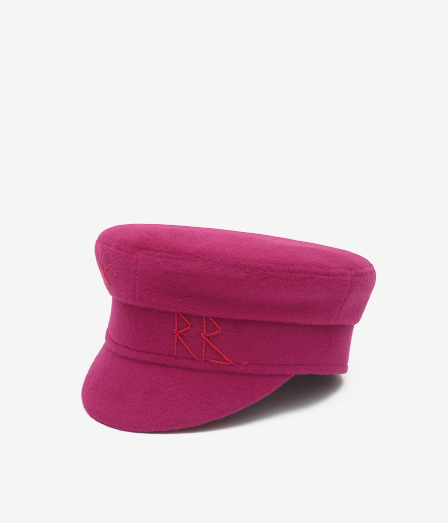 Monogram-embroidered Baker Boy Cap KPC138/034-WA1-XXS Ruslan Baginskiy