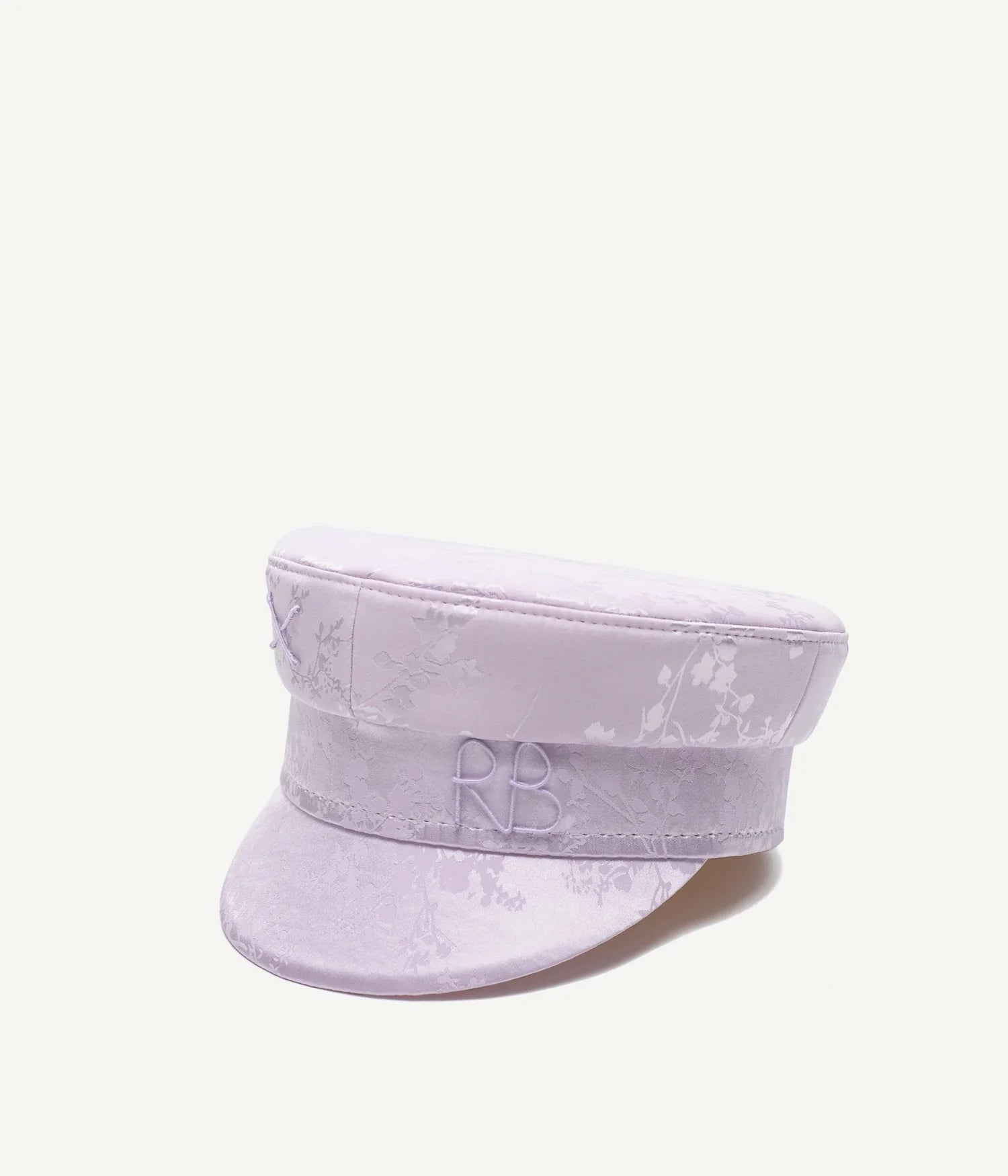 44_10, Floral Print Baker Boy Cap