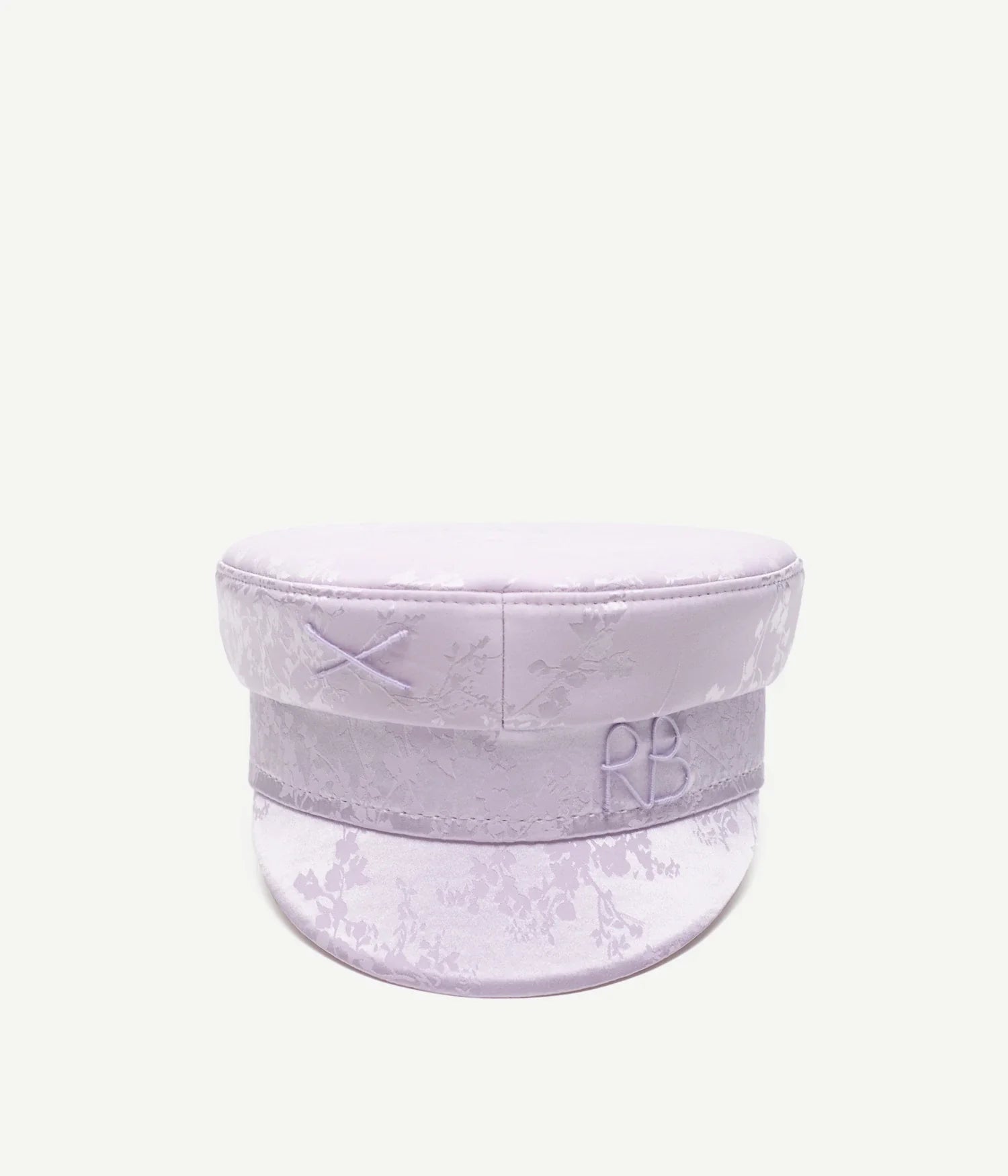 44_10, Floral Print Baker Boy Cap