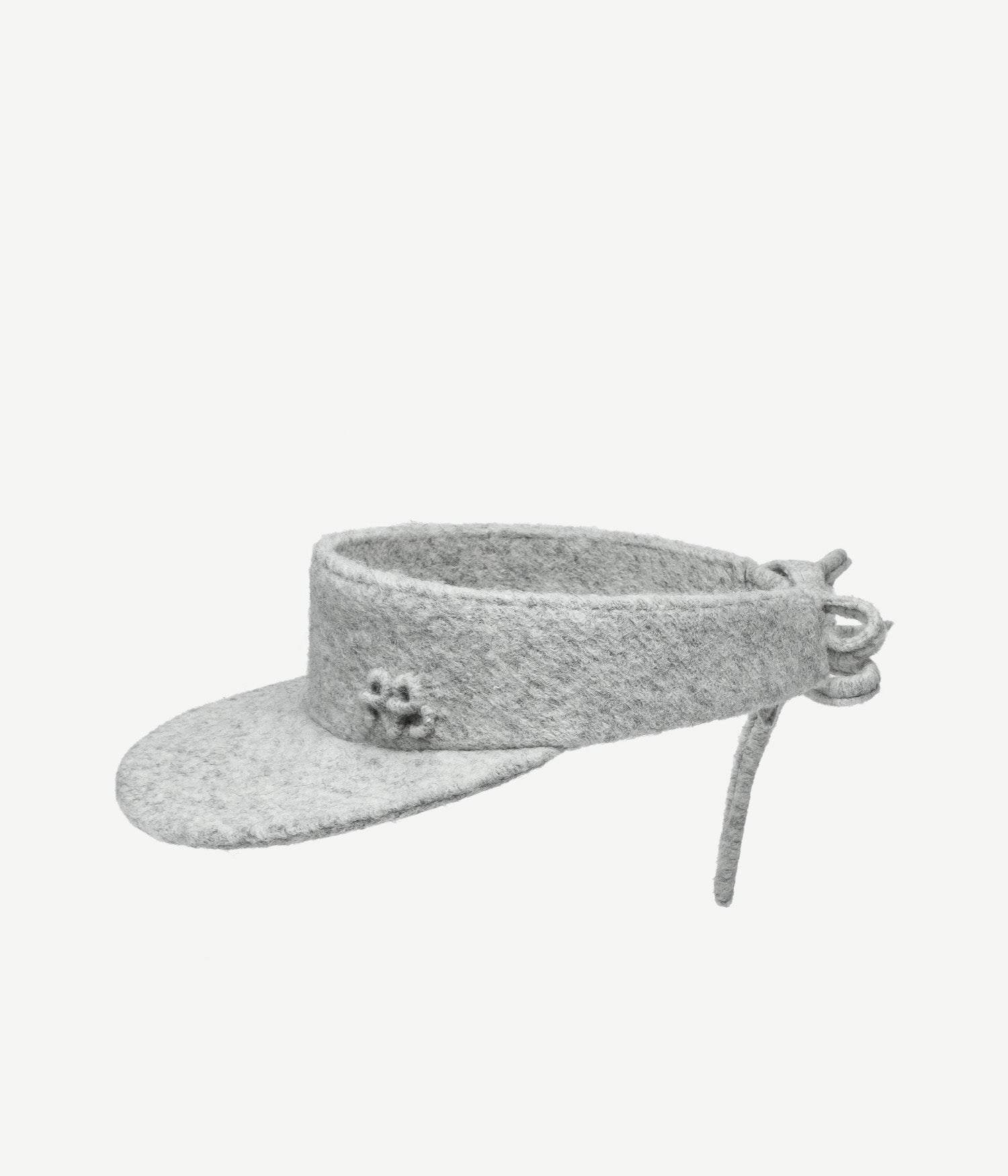 Ruslan Baginskiy Winter Sale, Monogram-embellished Wool-blend Visor