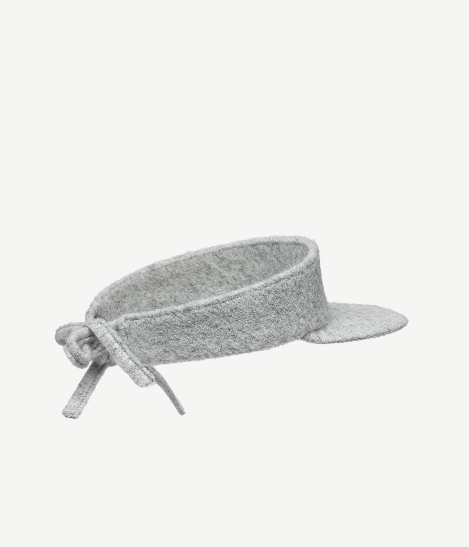Monogram-embellished Wool-blend Visor