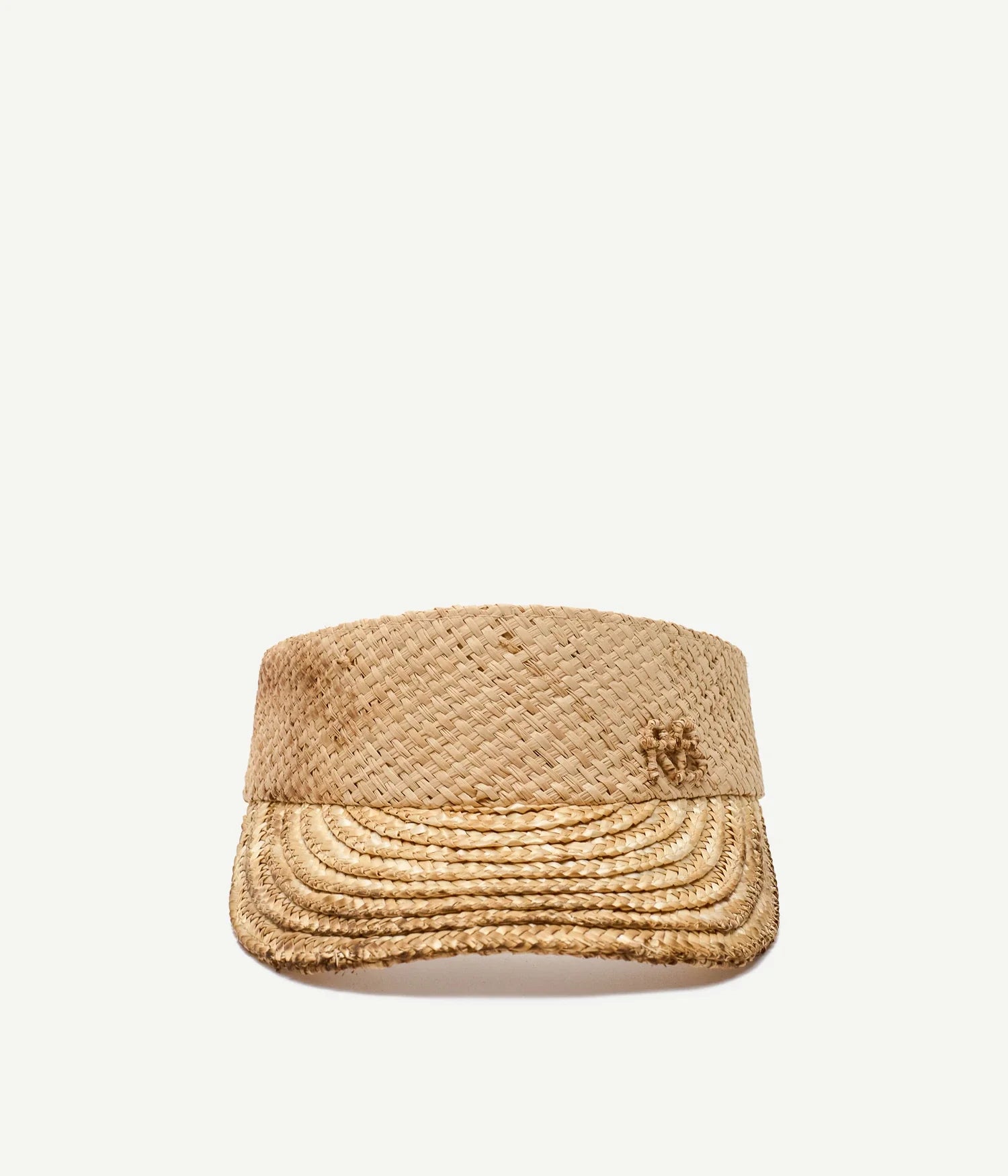 RB Fedora, Gambler or Boater Straw and Sun Hats, Wheat Spikes Embellished "Sunburnt" Visor