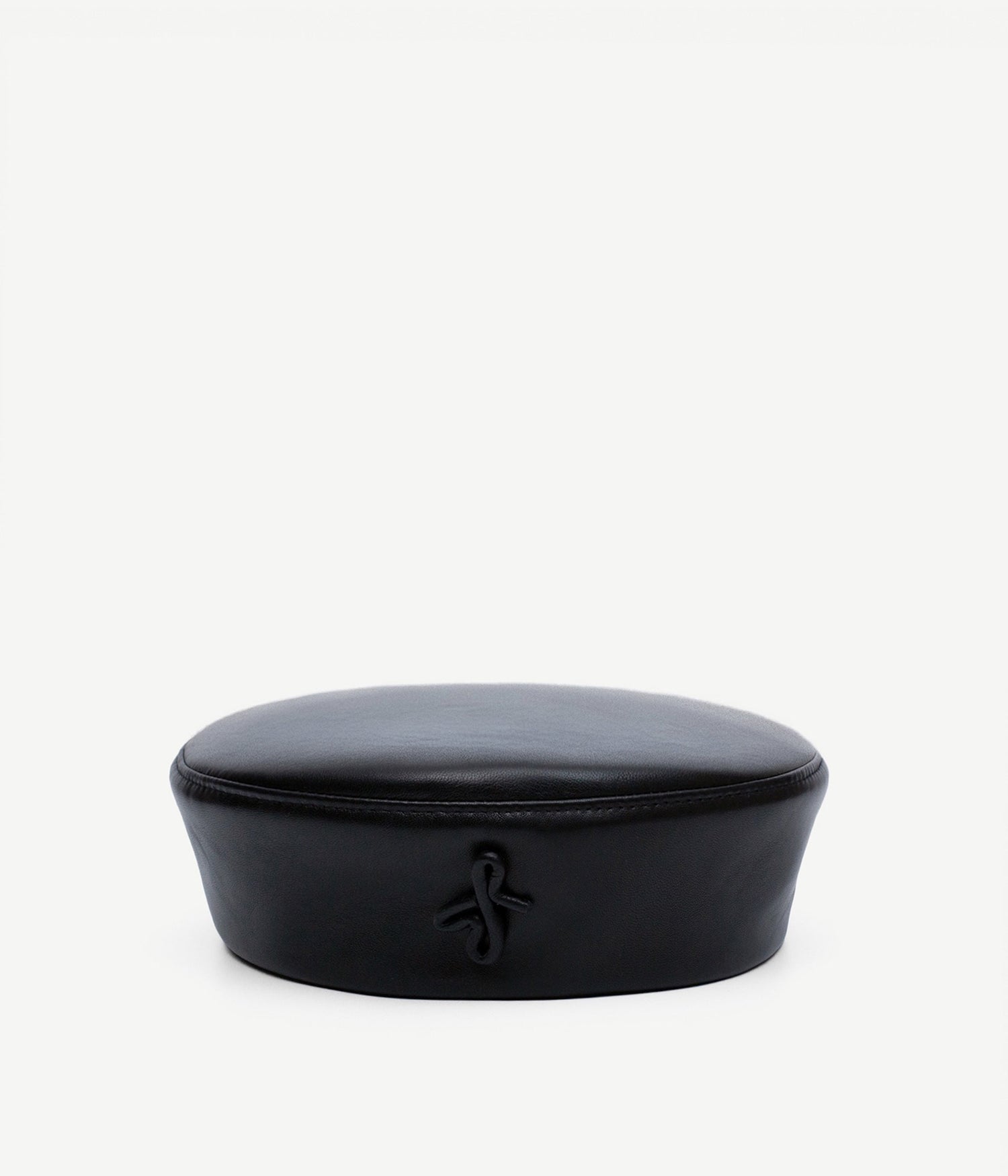 Photo, , Leather Pillbox Hat