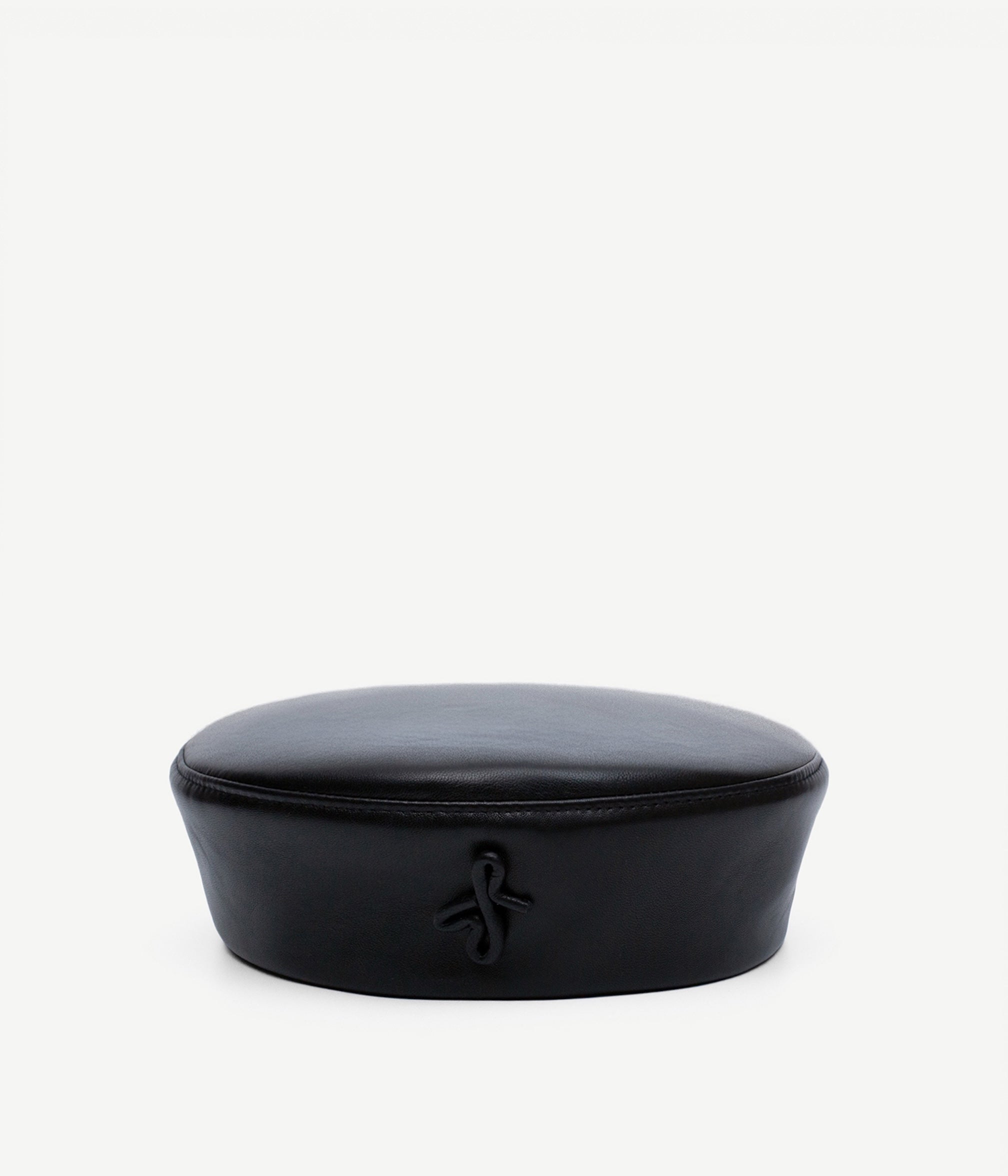 Photo, Beret / Sailor Hat, Leather Pillbox Hat