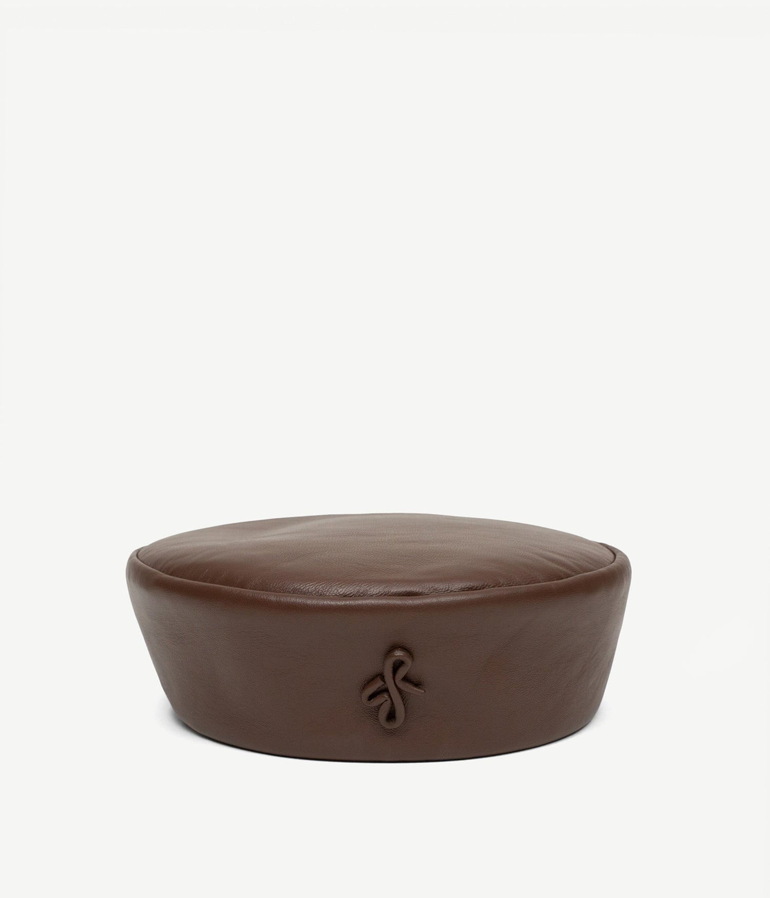 Photo, , Leather Pillbox Hat