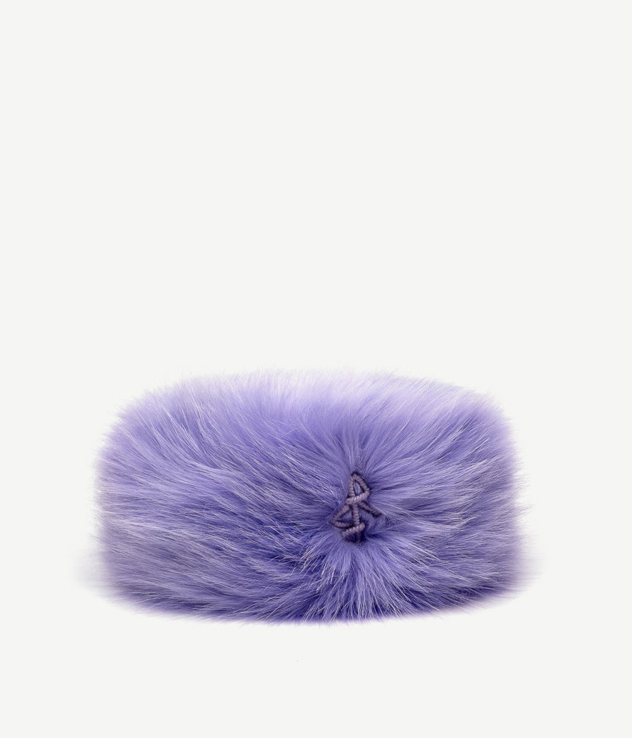 Faux fur, ruslan baginskiy Faux-Fur Pillbox Hat FW23-24 MMM800-P-HH-PWRB-SM