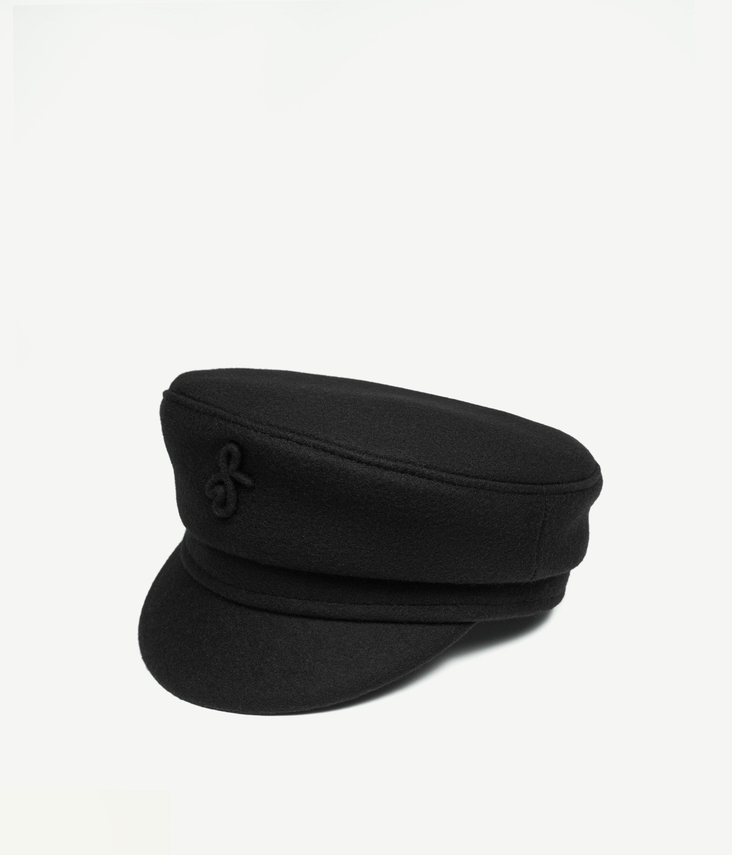 Monogram-embellished Wool Cap