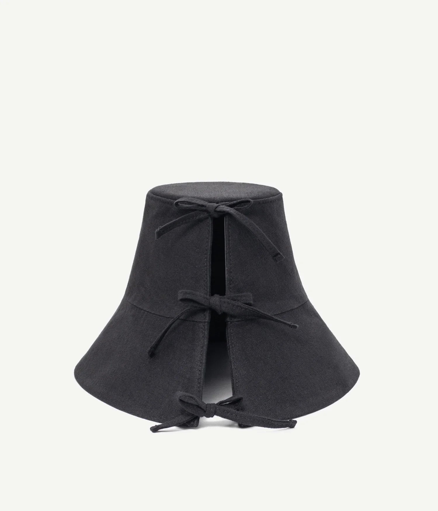 SS2025 drop 1, Embellished Bow Tie Bucket Hat