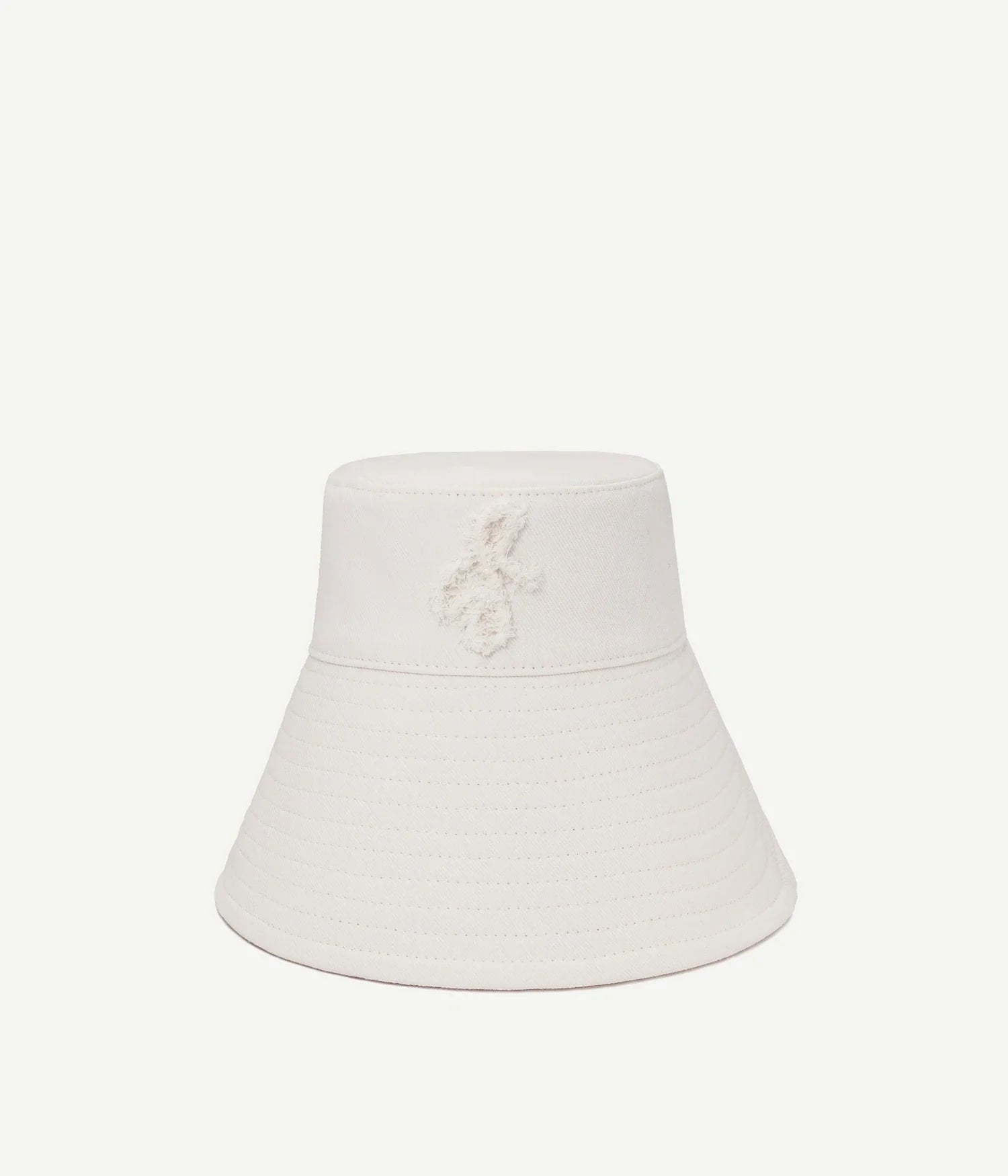 44_10, Monogram-Embelished Wide Brim Bucket Hat