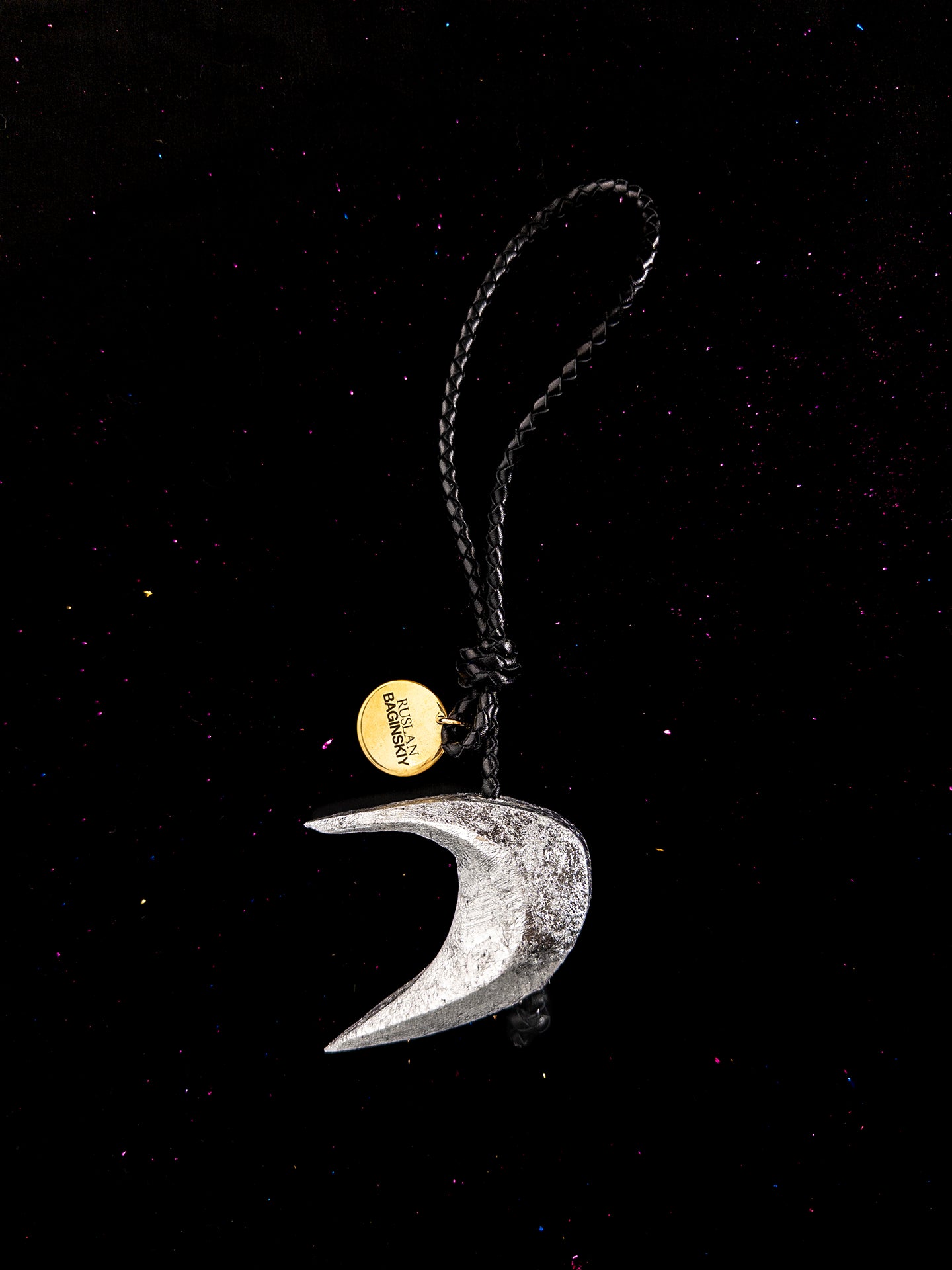 RB Bag Charm, Bag Charm: Silver Crescent
