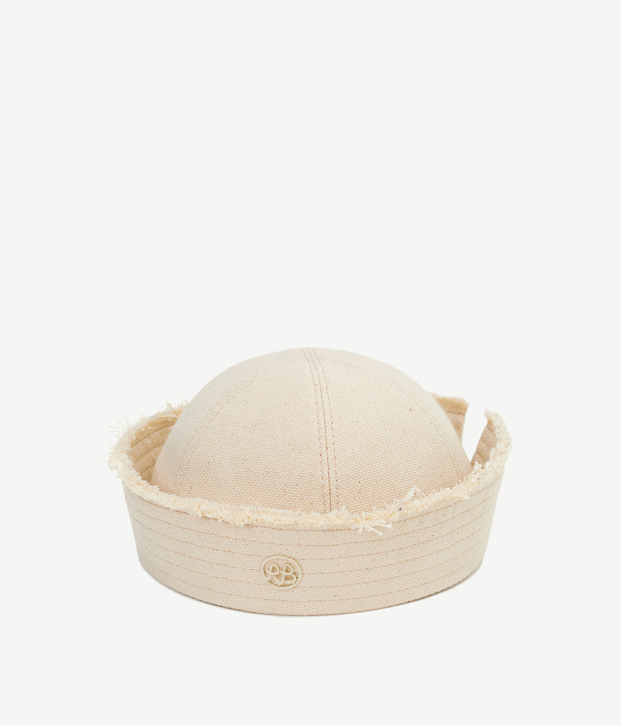 Beret / Sailor Hat, Monogram-embellished Sailor Hat SAH035-C-RWRB-BHR-XXS Ruslan Baginskiy