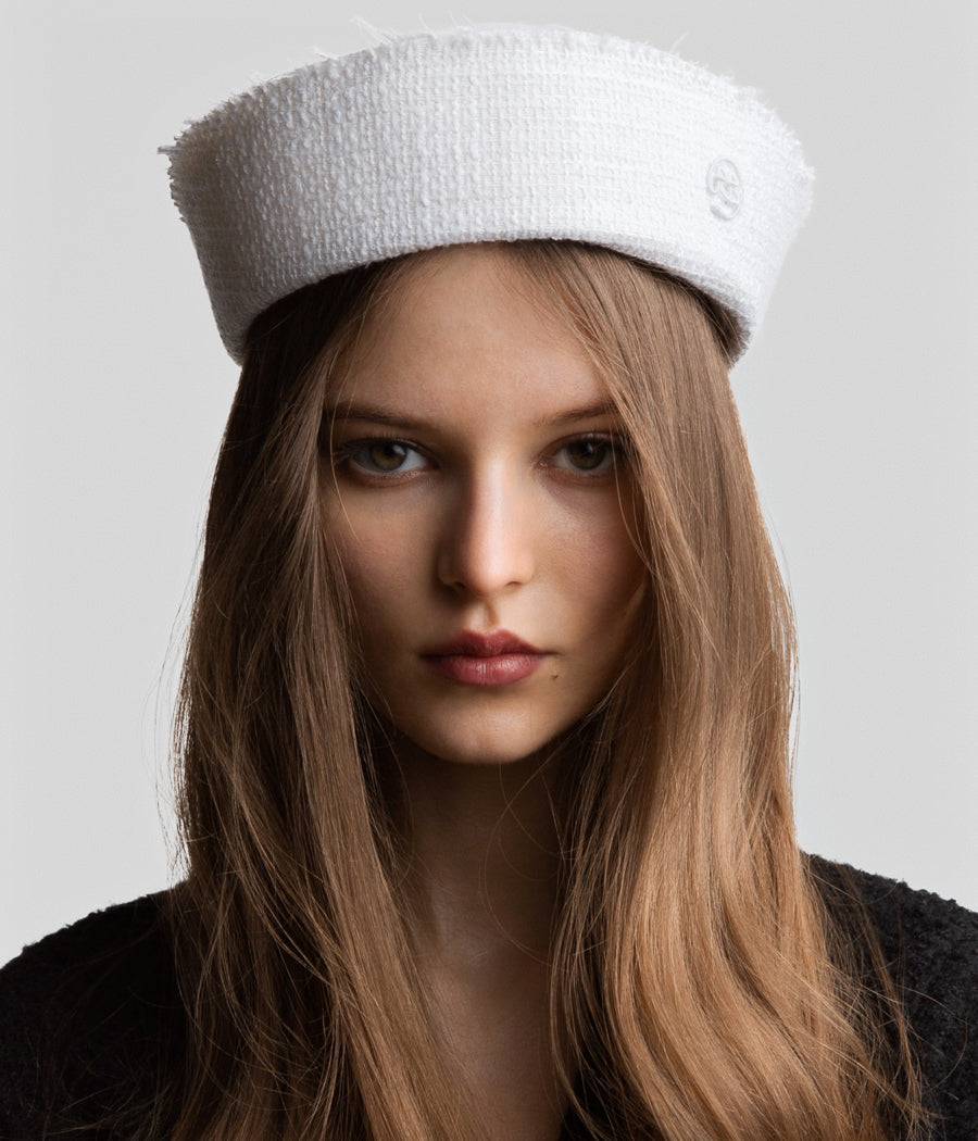 Photo, Beret / Sailor Hat, Tweed Sailor Hat
