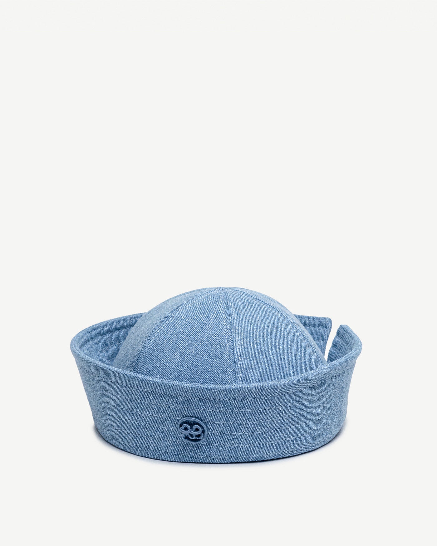 Monogram-embellished Denim Sailor Hat