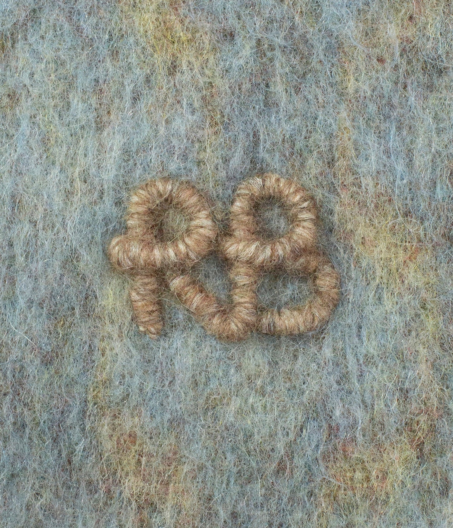 Photo, , RB-Logo fringed alpaca-blend scarf Max