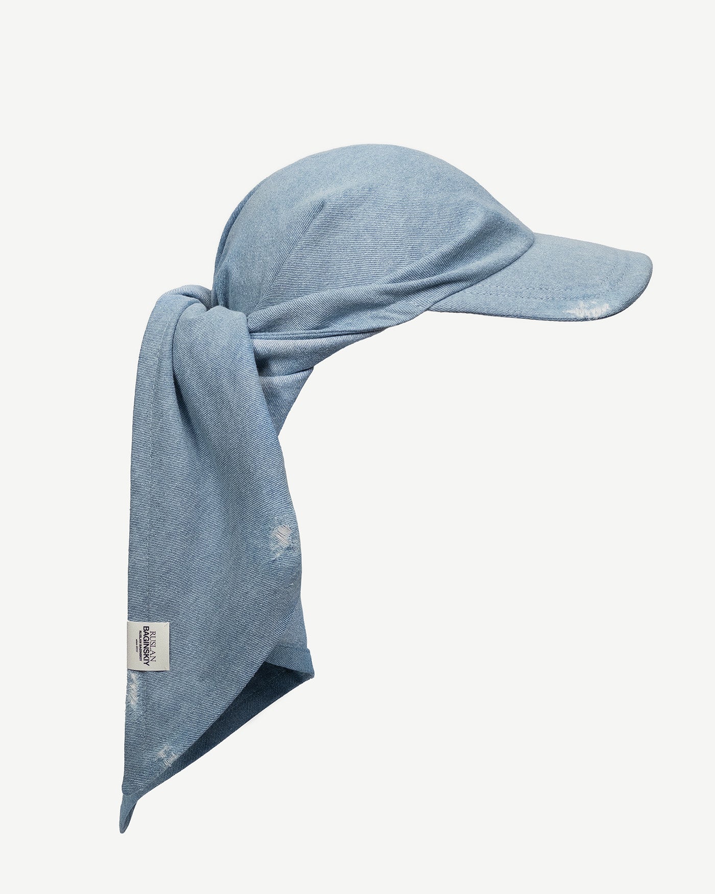 Denim Scarf Visor