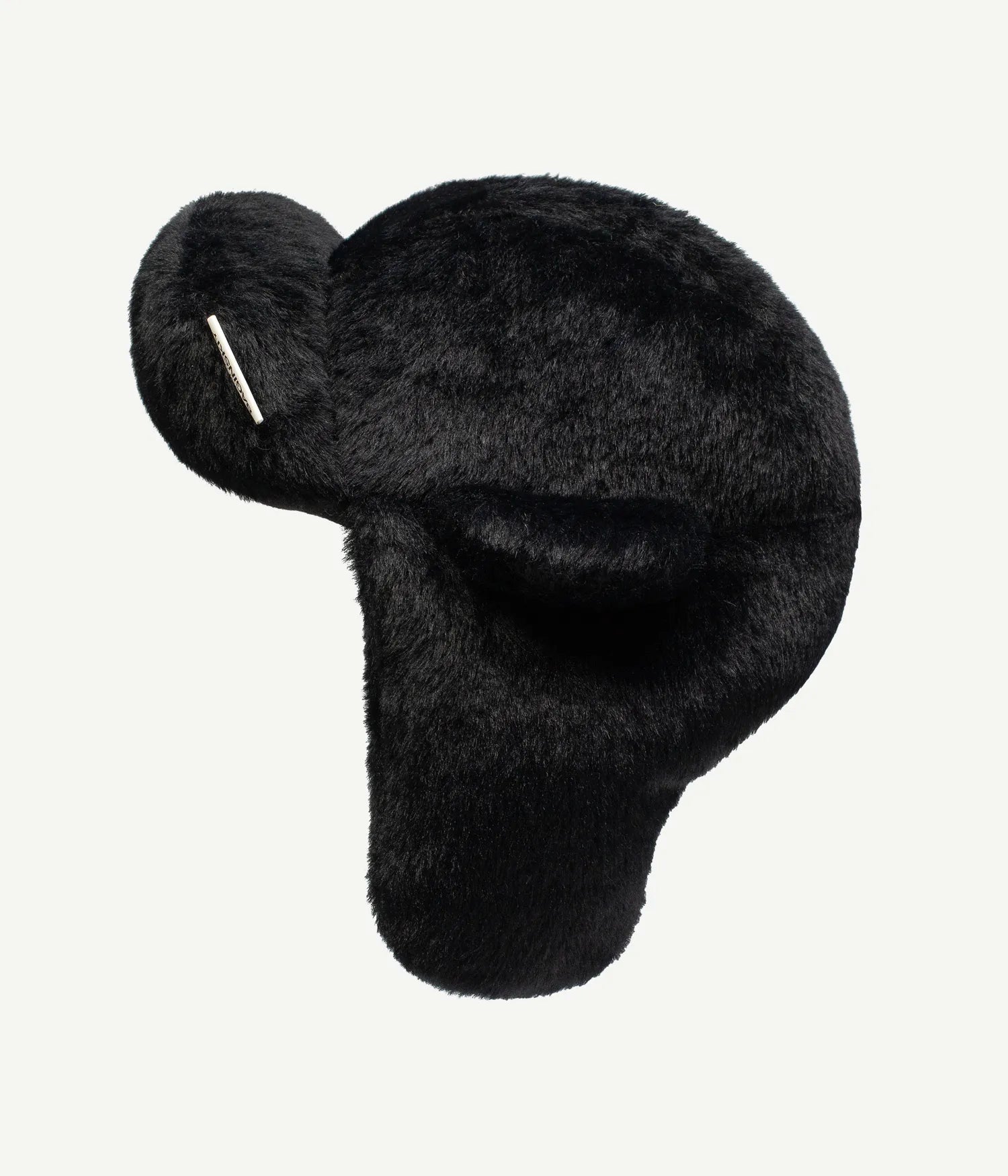 Logo-Patch Faux Fur Aviator Hat